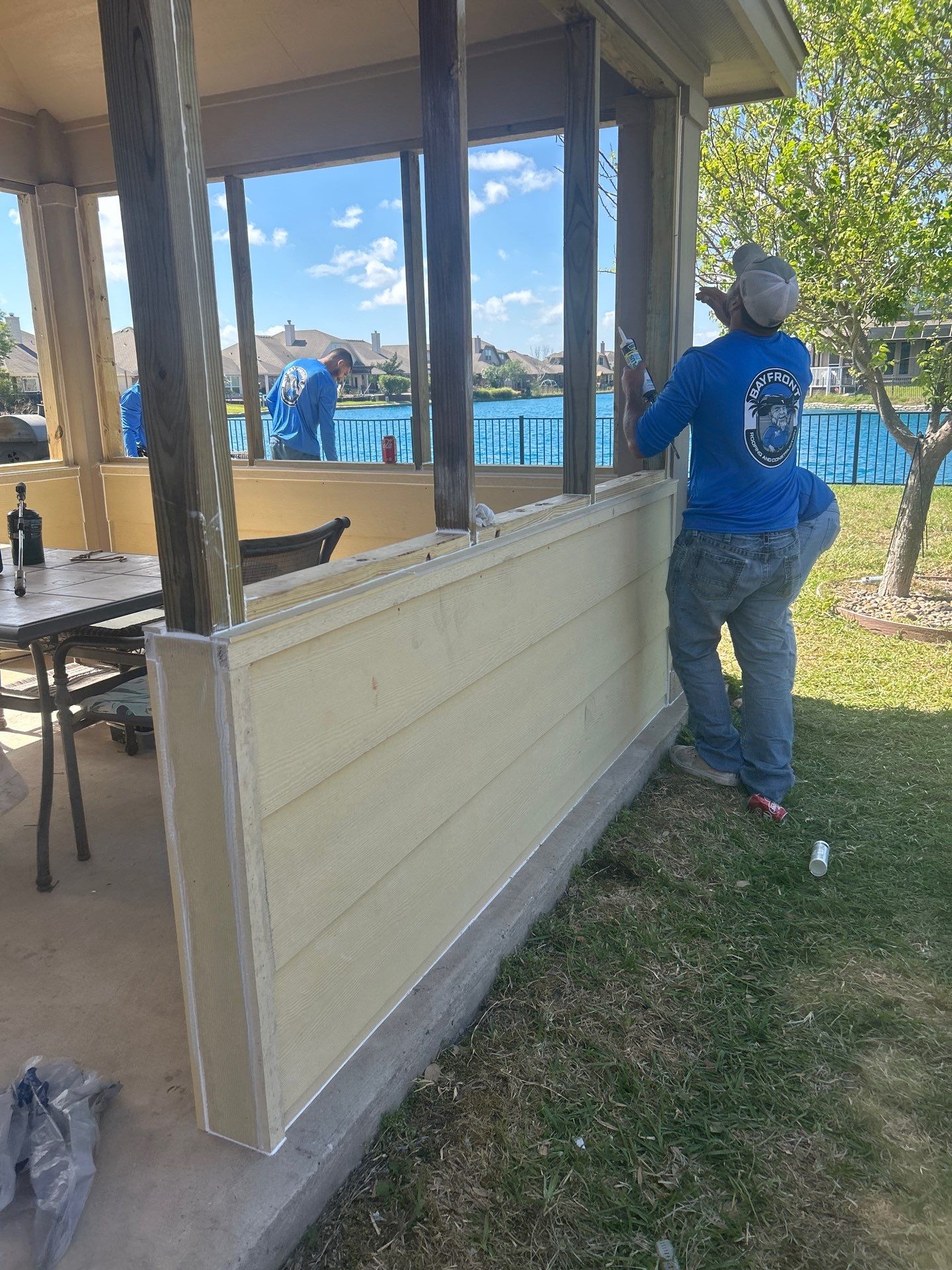 Man Shade by Bayfront Roofing and Construction