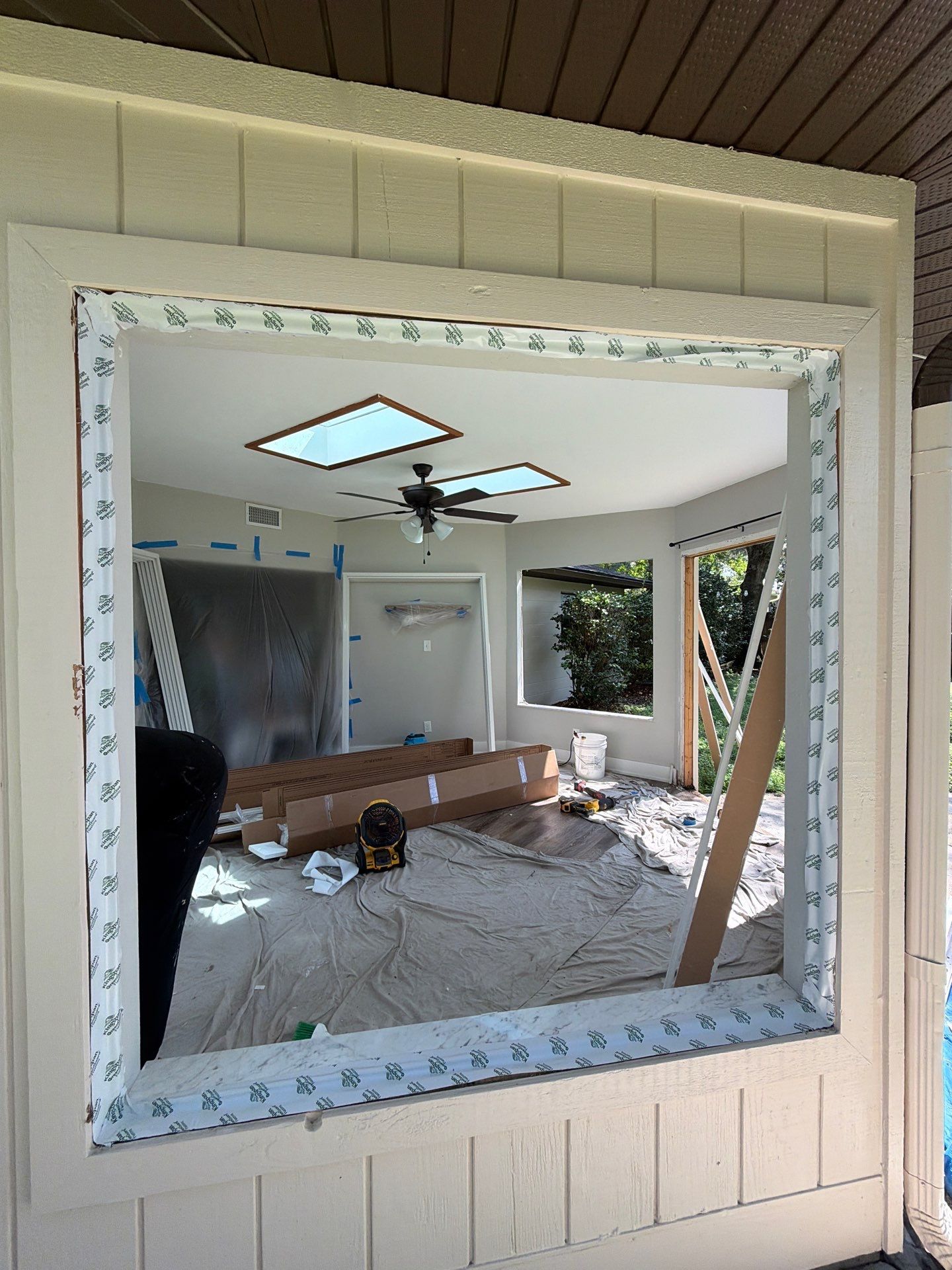 Sunroom Window and Door Installation with Skylights in Gainesville by Windows & Doors Store