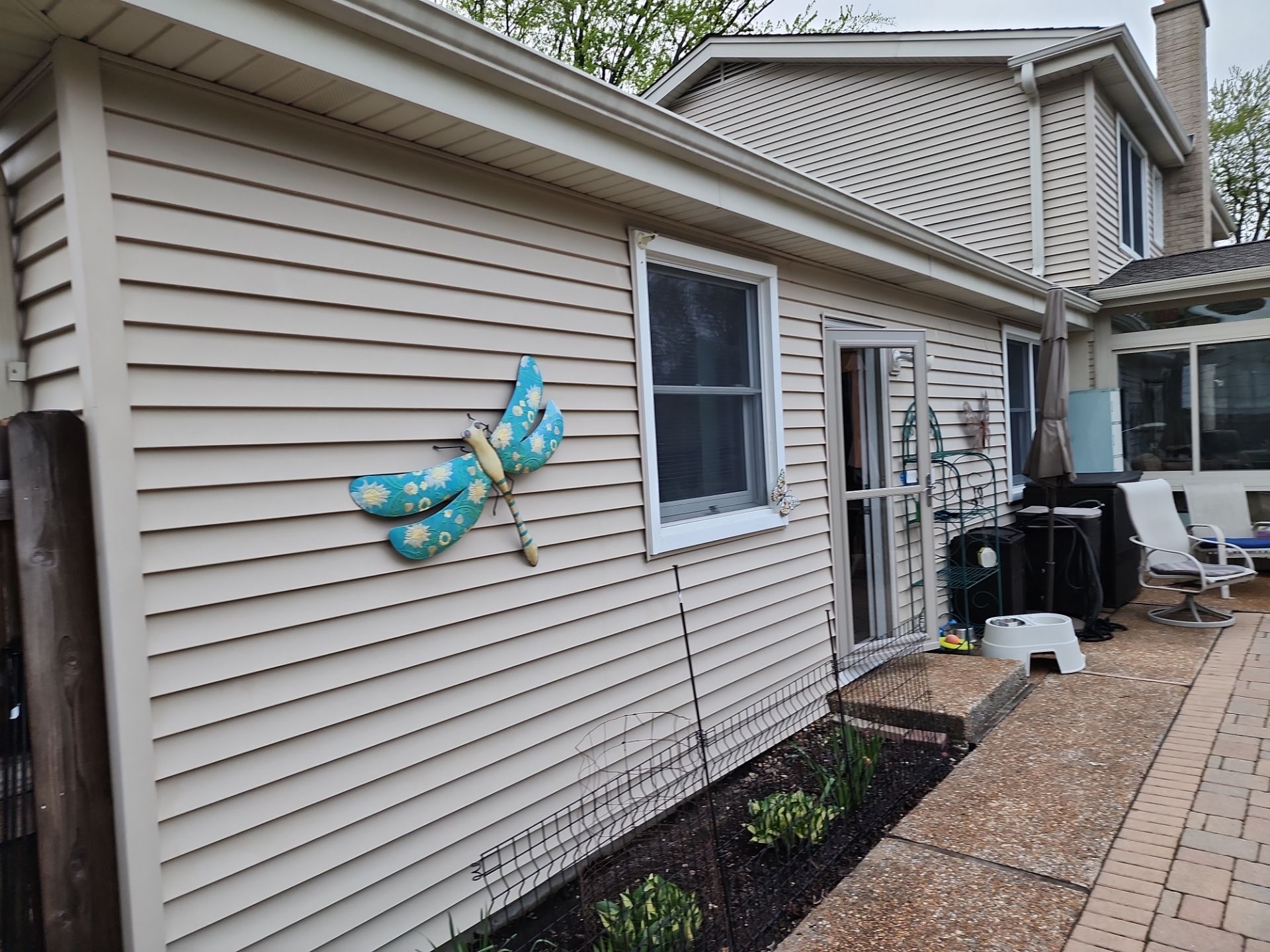 roof washing using Algaecide, soft wash soap by Northern Power Washing LLC.