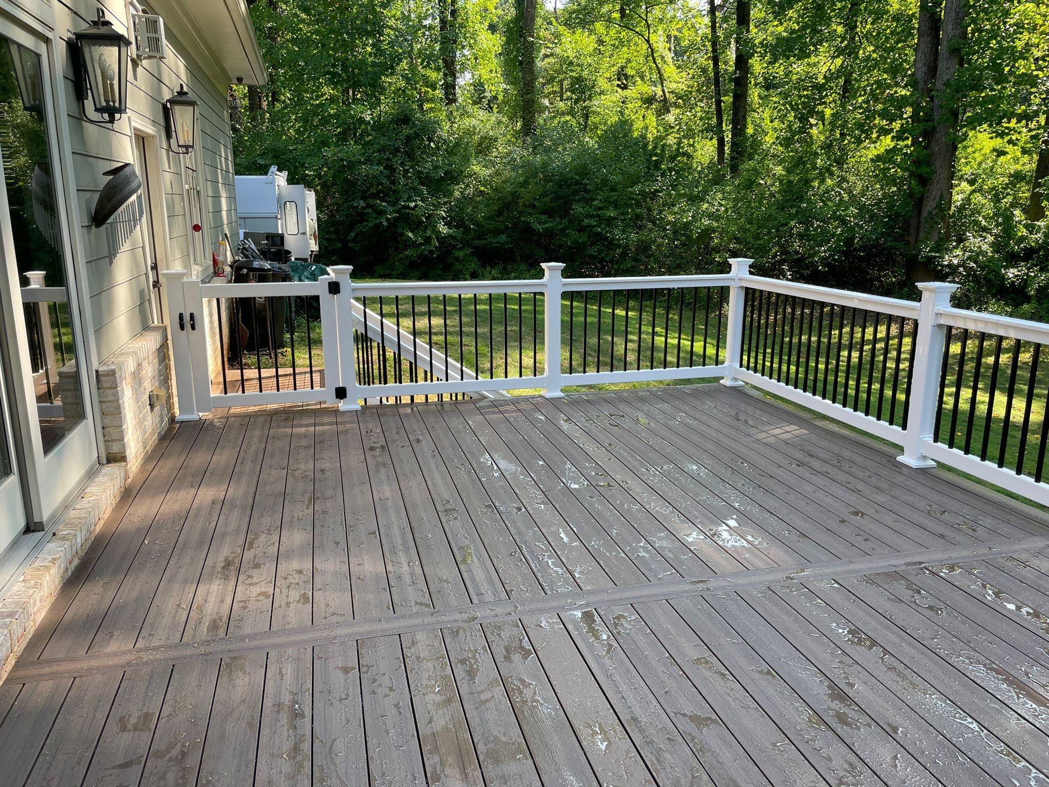Deck Resurface using Deckorators Voyage - Color Khaya by deck guardian
