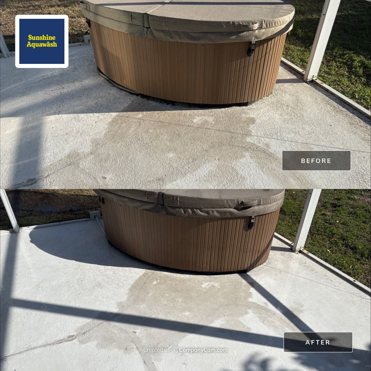 House Wash, Fascia Brightening & Patio Cleaning in Creekwood – Bradenton, FL by Sunshine AquaWash