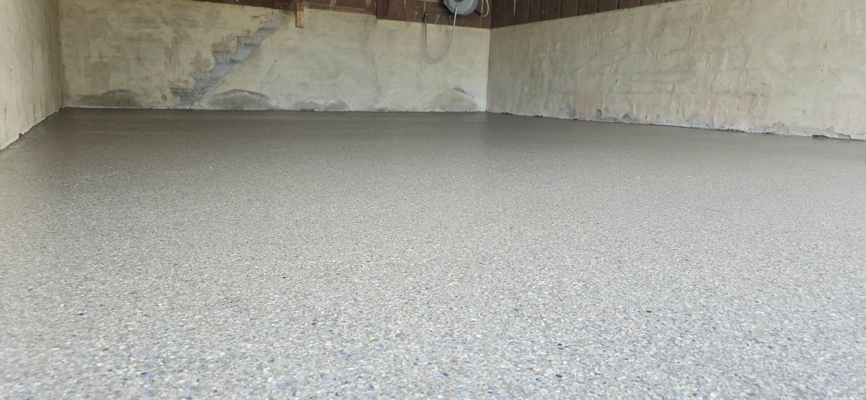 Garage using Obsidian by Elite Floor Solutions