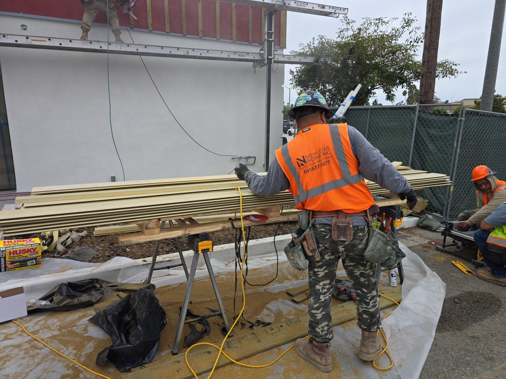 V-Grove on commercial project   by New Era Siding Inc 