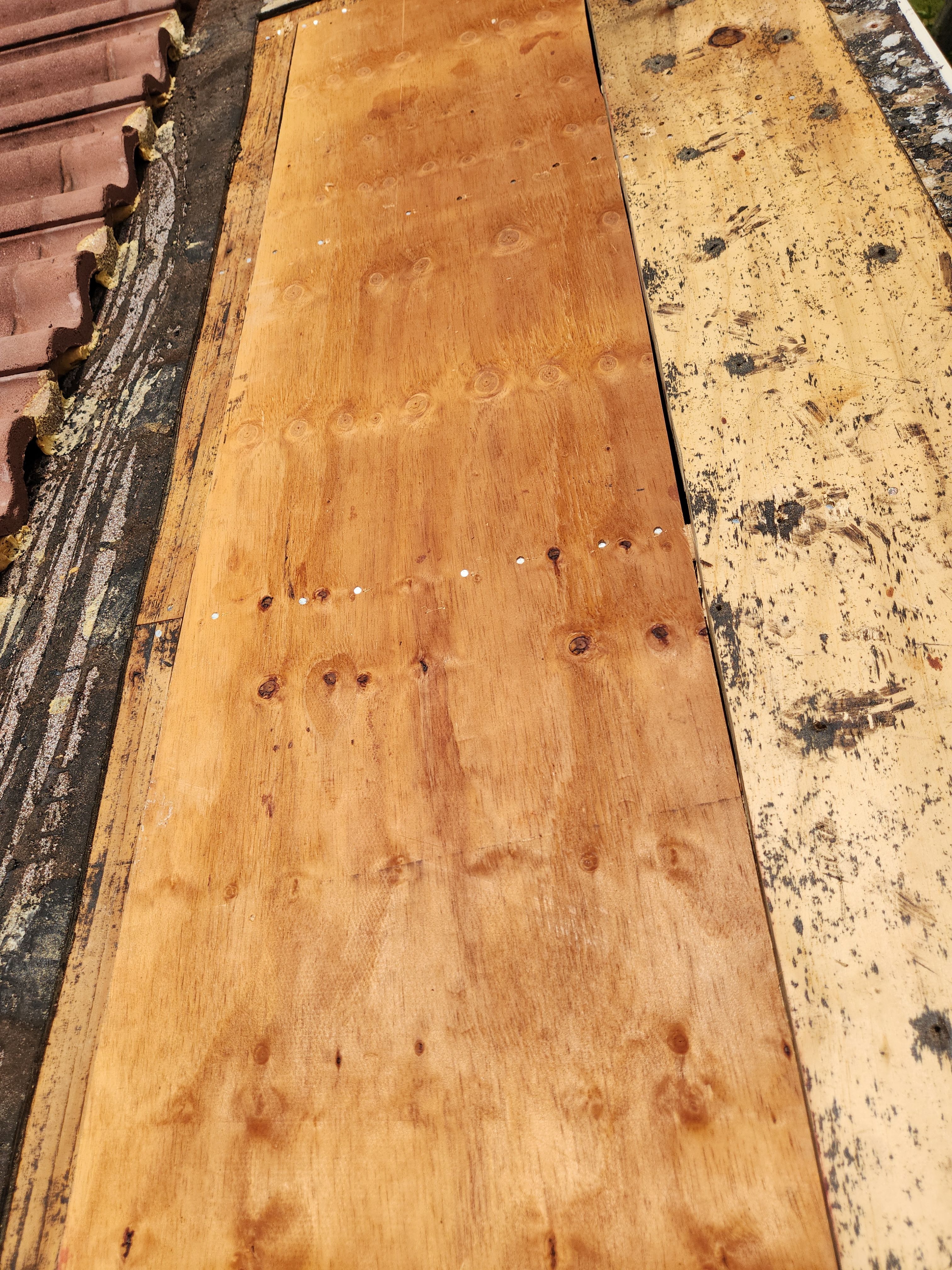 Clay Tile Roof Leak Repair and Sheathing Replacement in Hollywood by Aastro Roofing