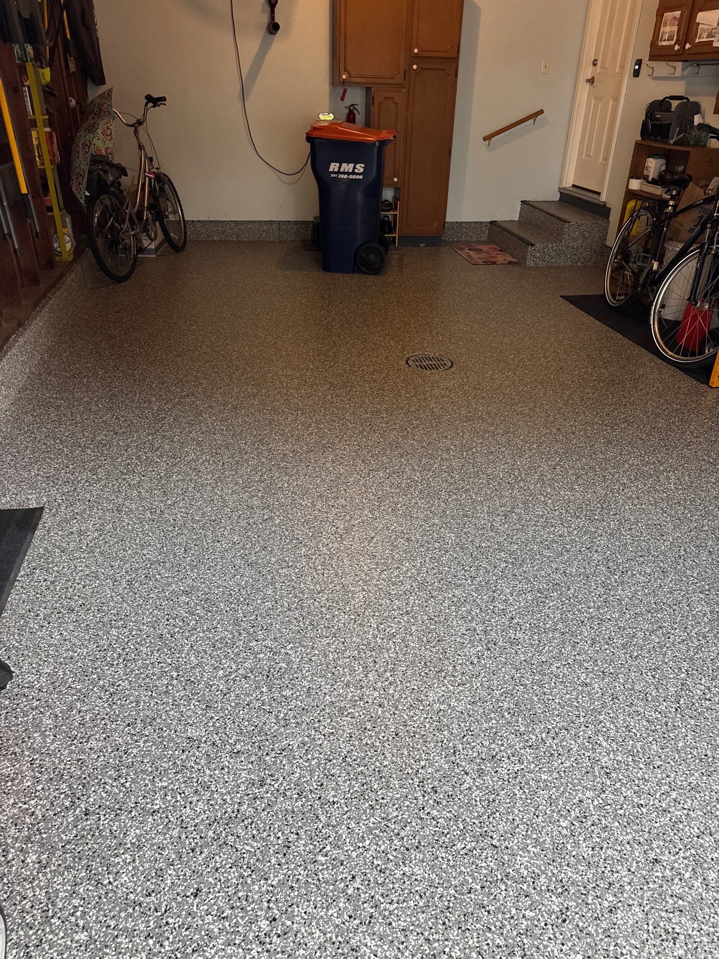 Basalt Epoxy Flake Floor Coating for Muskegon Residential Garage by Gordon Painting