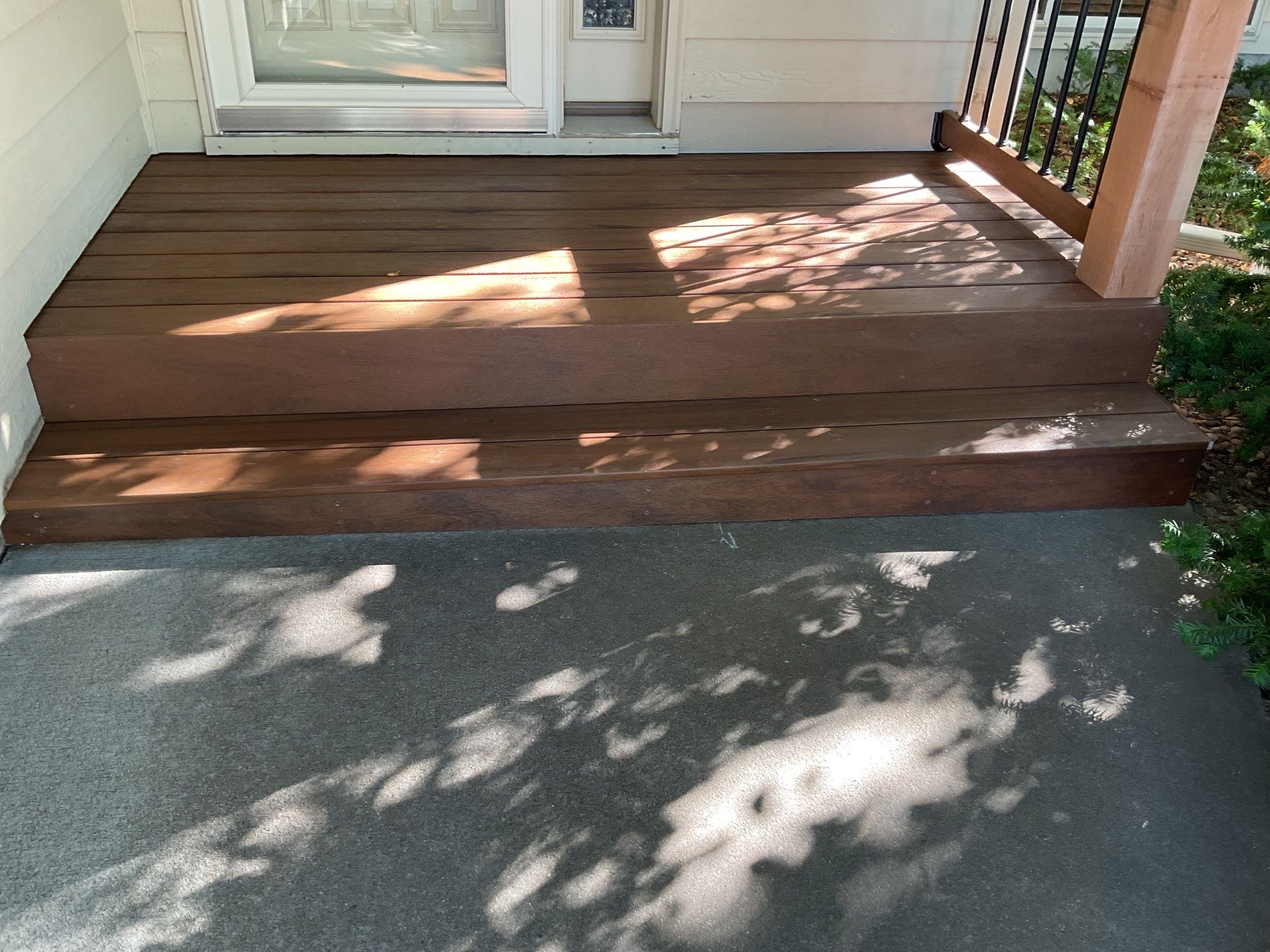 Sioux Falls Exterior Siding Replacement and Custom Deck Upgrade by Select Painting, Coatings & Garage Cabinets
