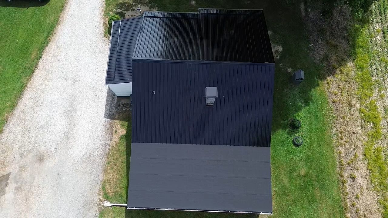 Alpha Rib, Color, Black by Eagle Eye Roofing