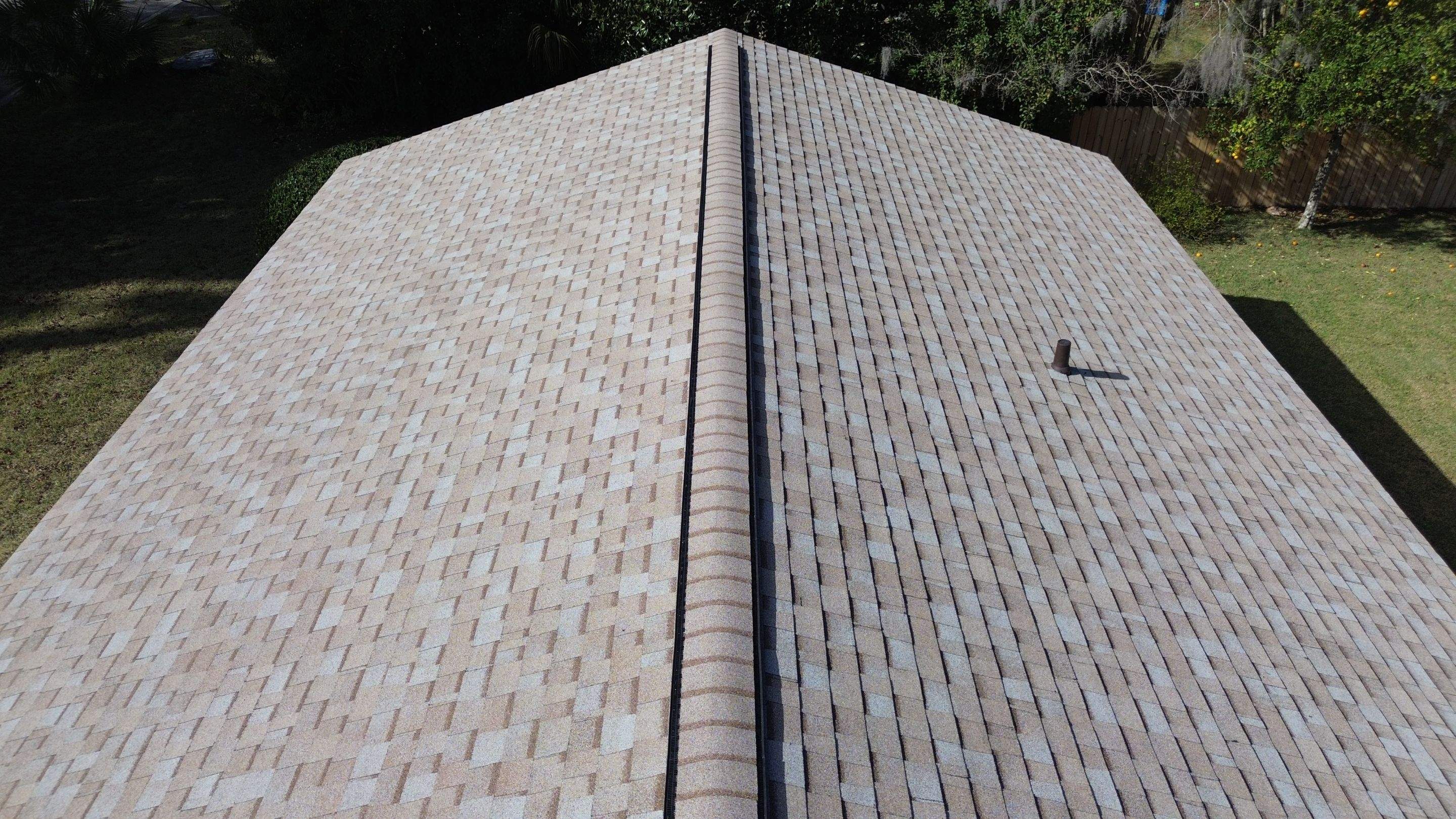 Amber Shingles in Gainesville Reroof by Brehm Roofing