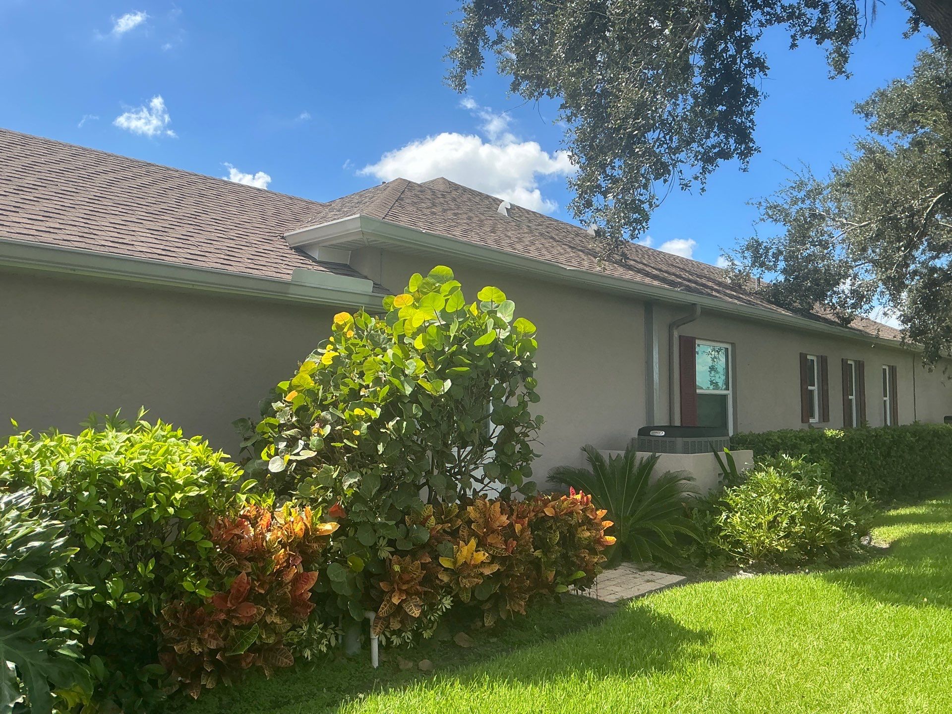 White 6-Inch Seamless Gutters in Sarasota FL by Gutter Professor by Gutter Professors