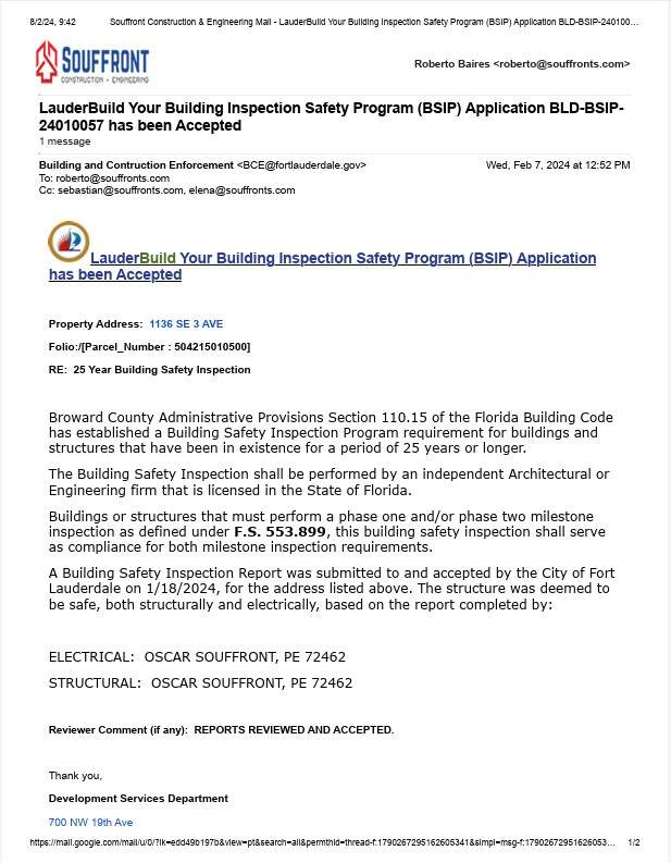 EAST DAVIE HOLDINGS by Souffront Construction & Engineering