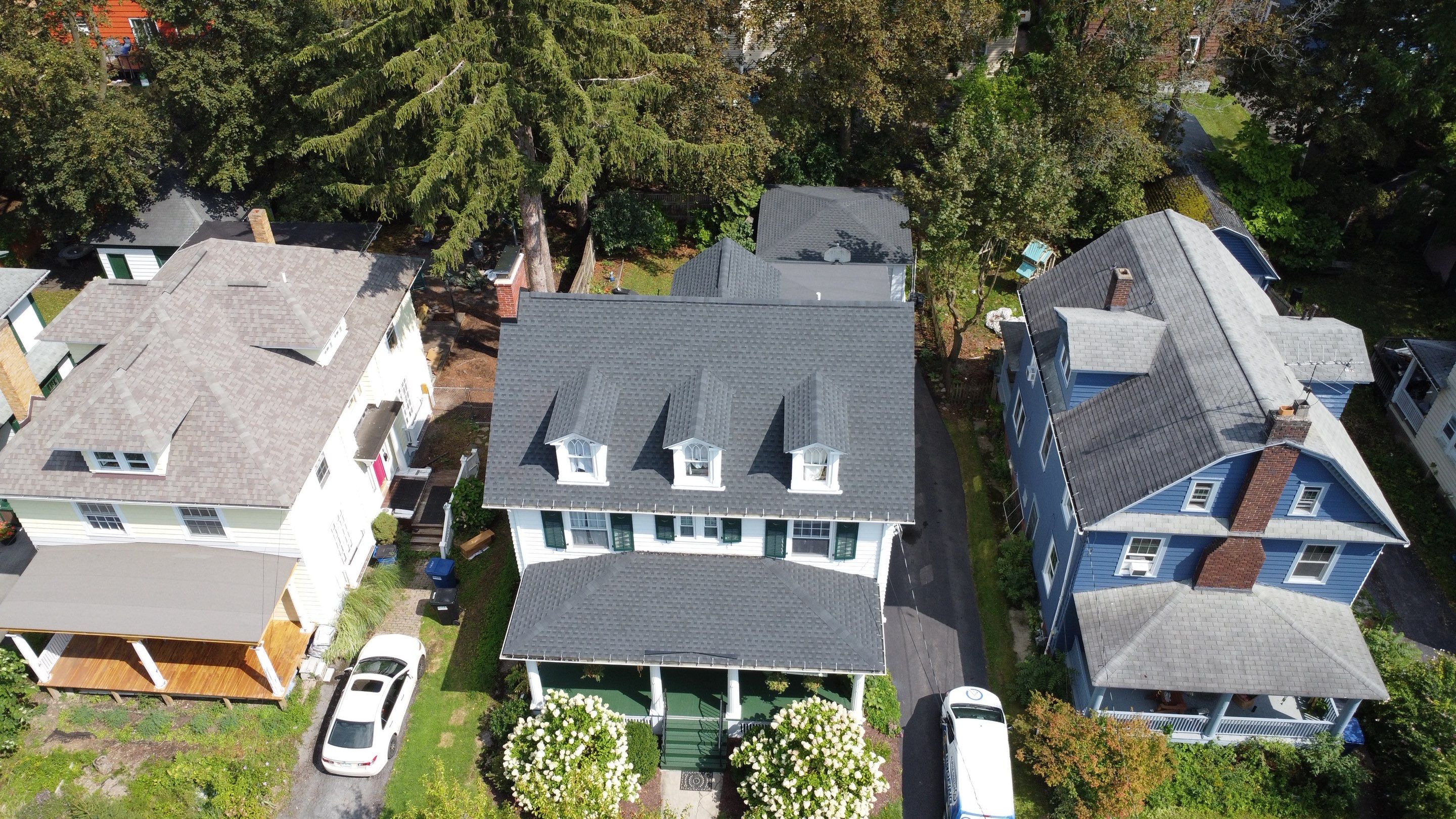 Roof Replacement Completed in Syracuse, NY – GAF Charcoal by Alpha Omega Roofing LLC