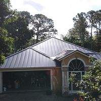 24ga 1.5" Mechanical Seam Charcoal Gray  by Total Roofing System The Metal Roof Experts