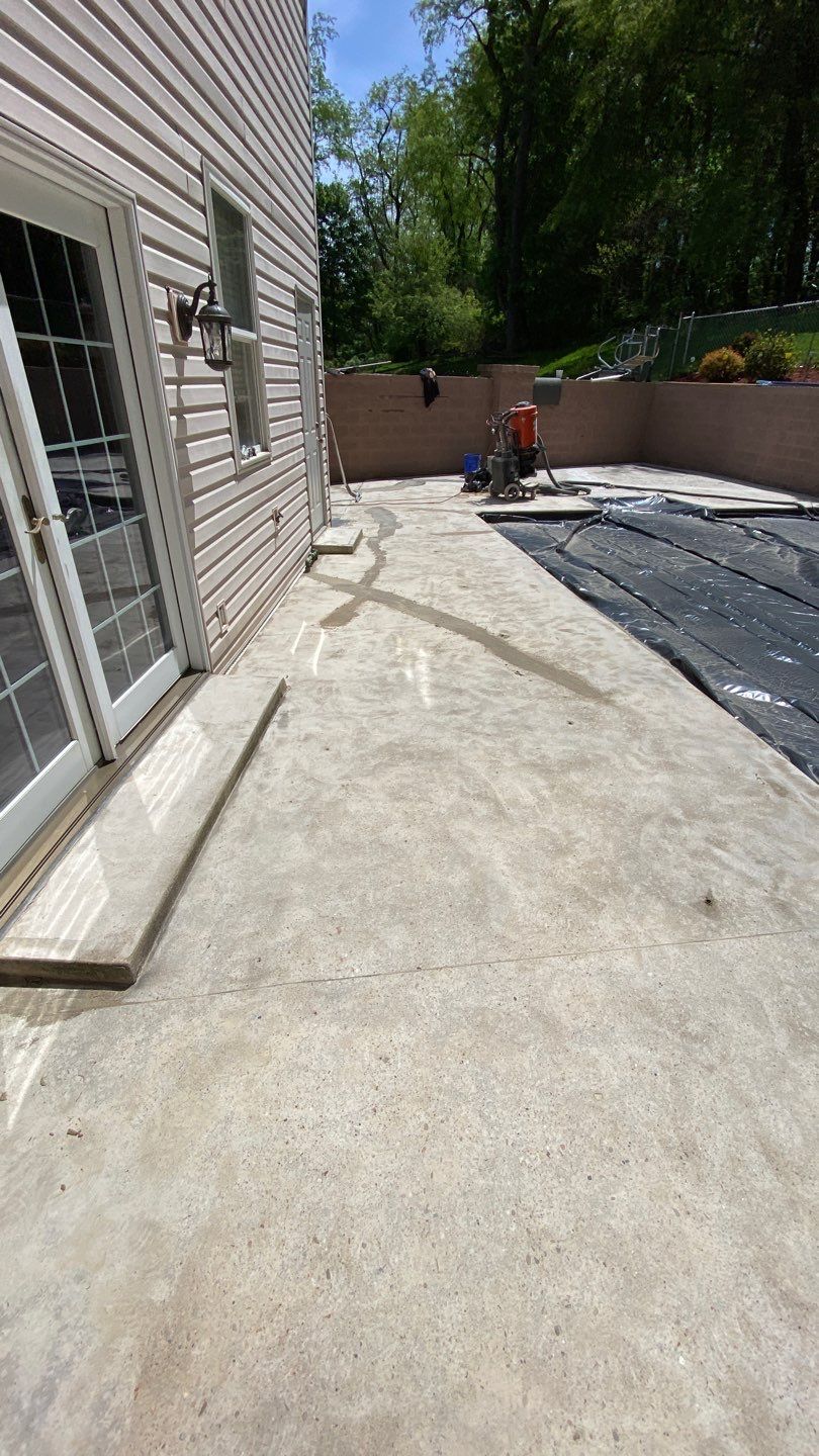 Oxford Pool Deck Project in McKees Rocks by Floors in a Day, Inc