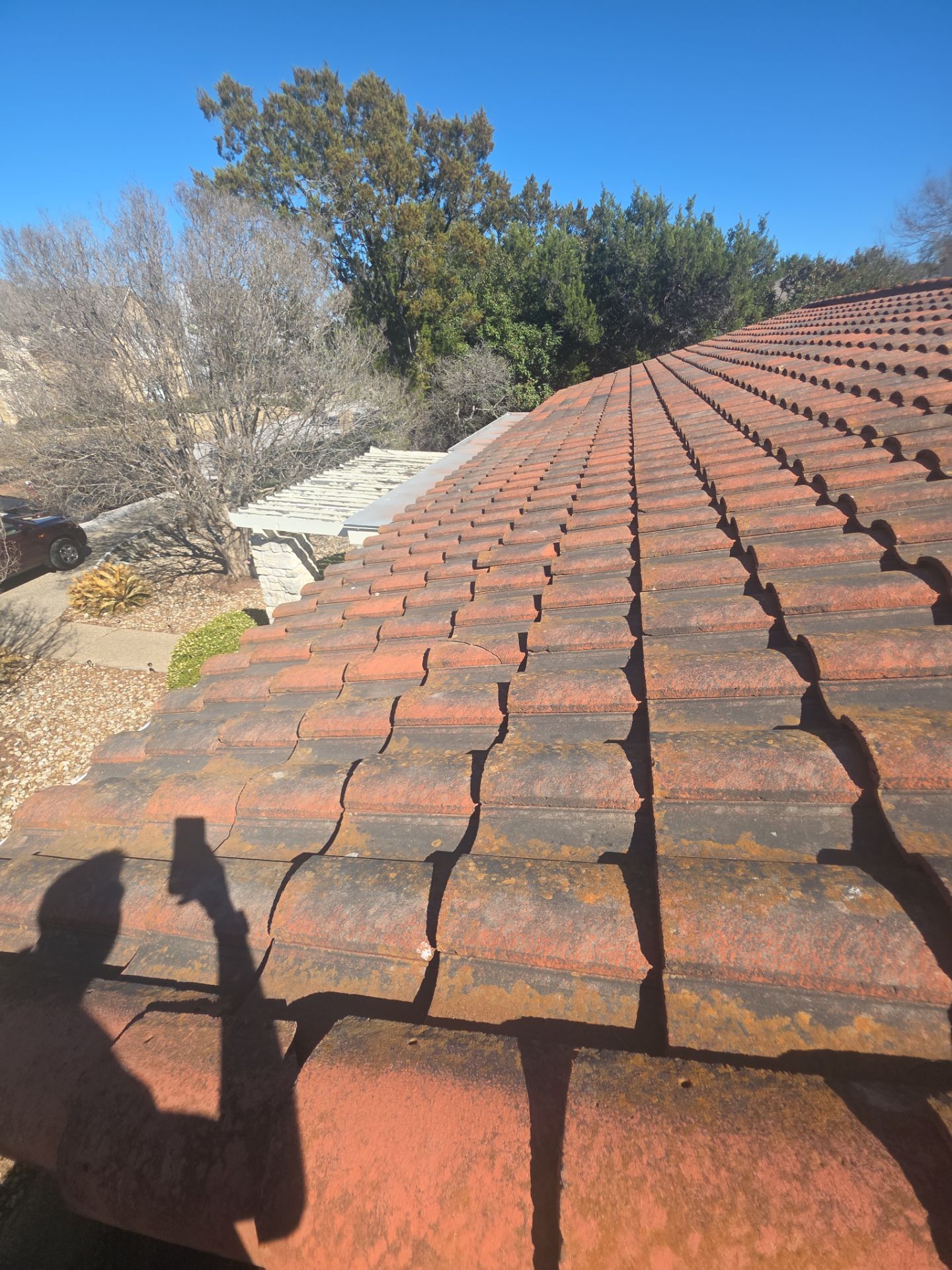Specializing in tile roof repairs by REPS Austin Area Roofer