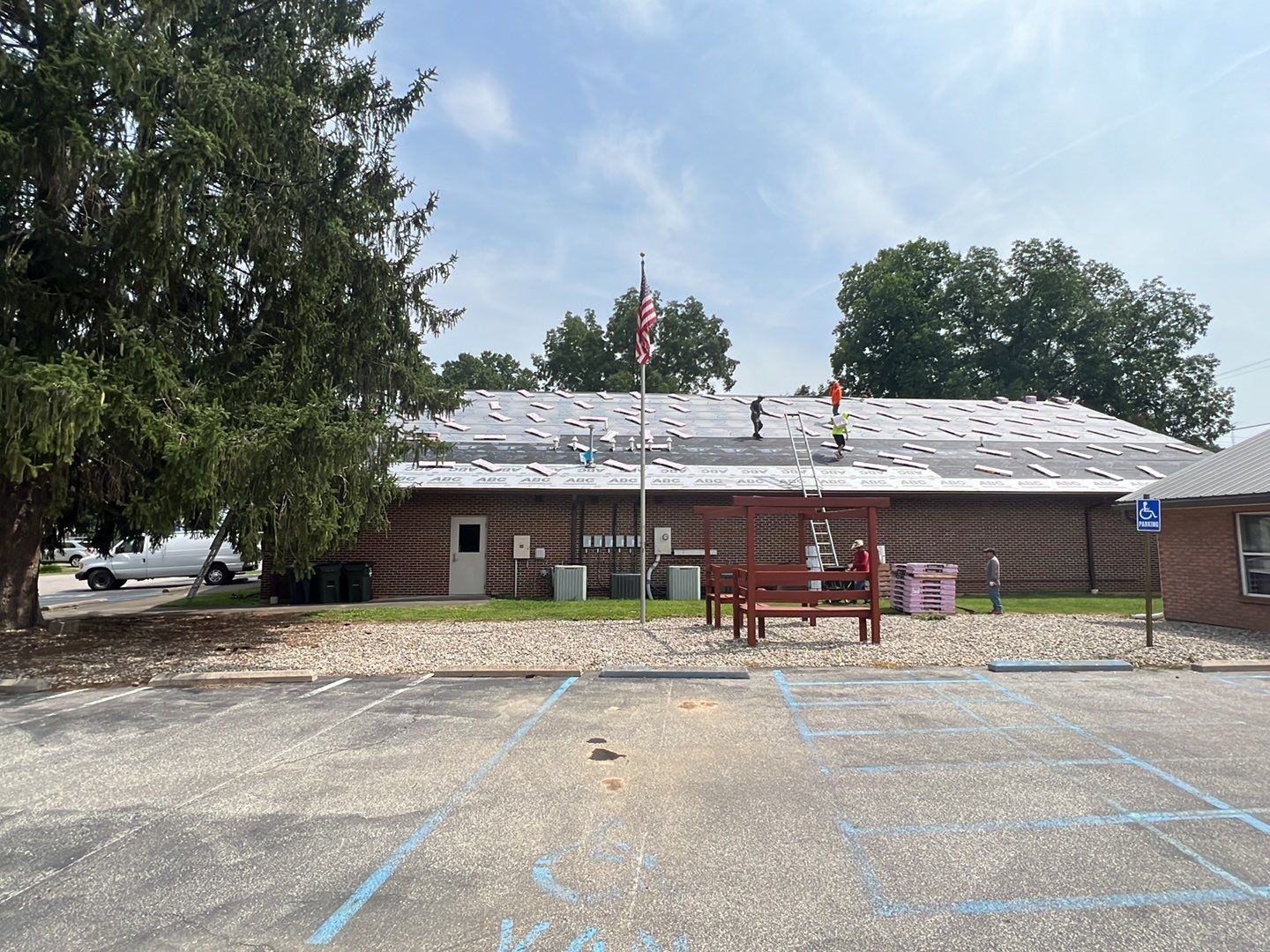 Commercial Roofing Installation using Owens Corning, Painting, Fascia Repair by Storm Contracting 