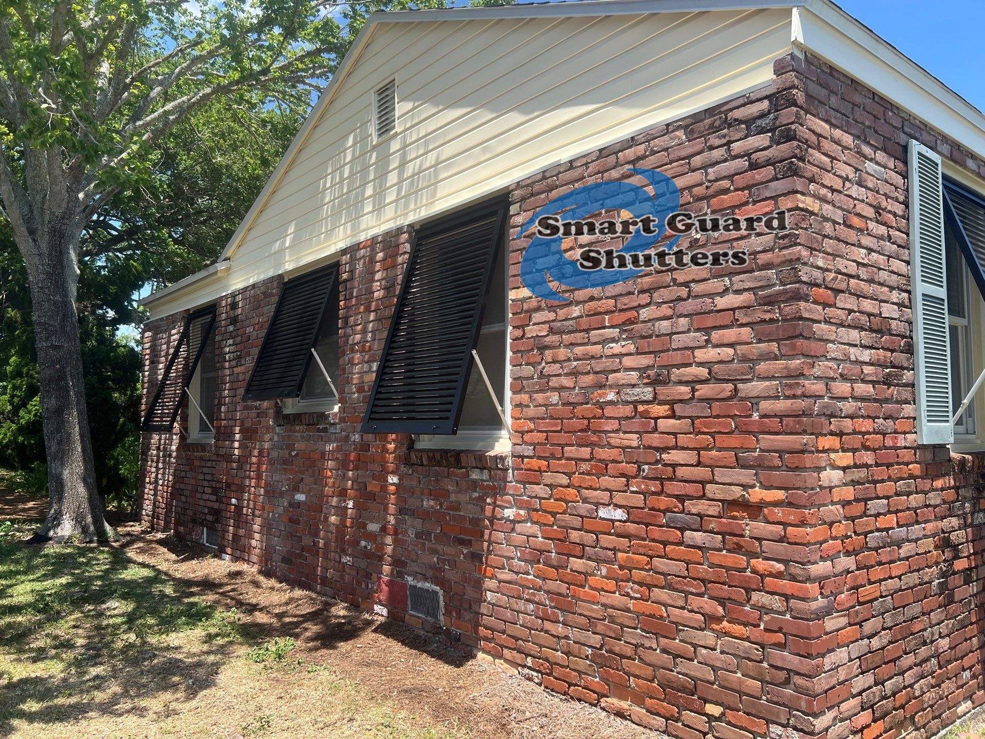 Impact Bahamas in Matte Jet Black by Smart Guard Shutters