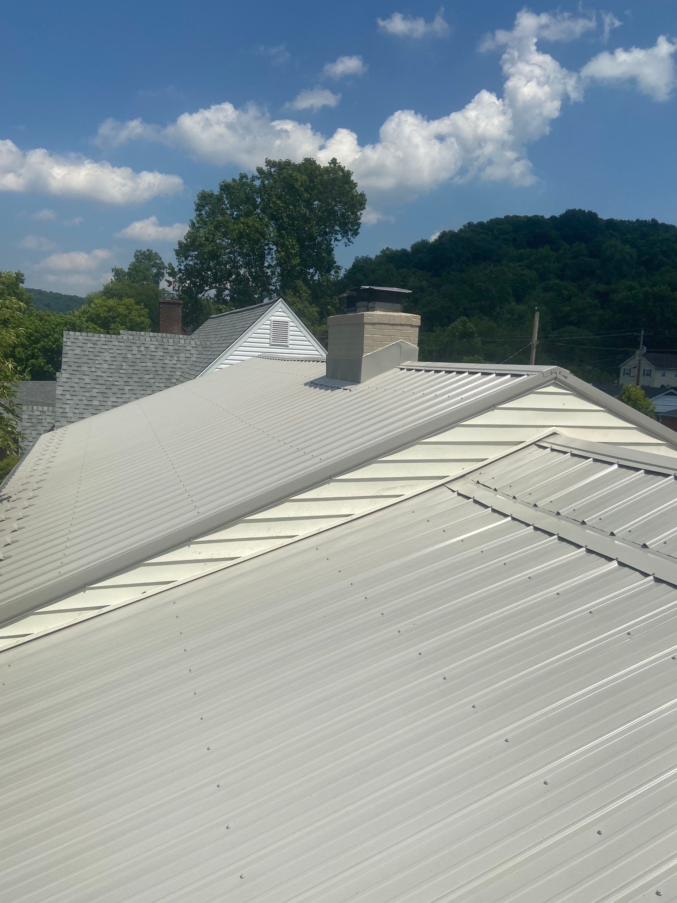 Metal Roofing, Skylights, Porch Build by Secure Construction Company Inc