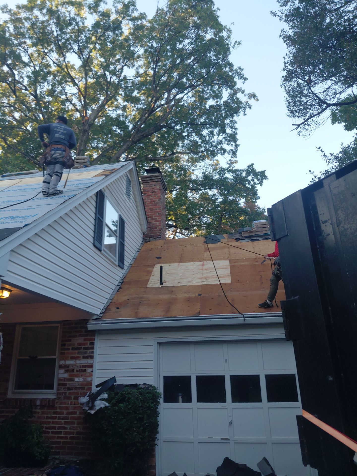 Falls Church: Residential Roof Replacement with CertainTeed Landmark in Moire Black  by RM Banning, Inc.