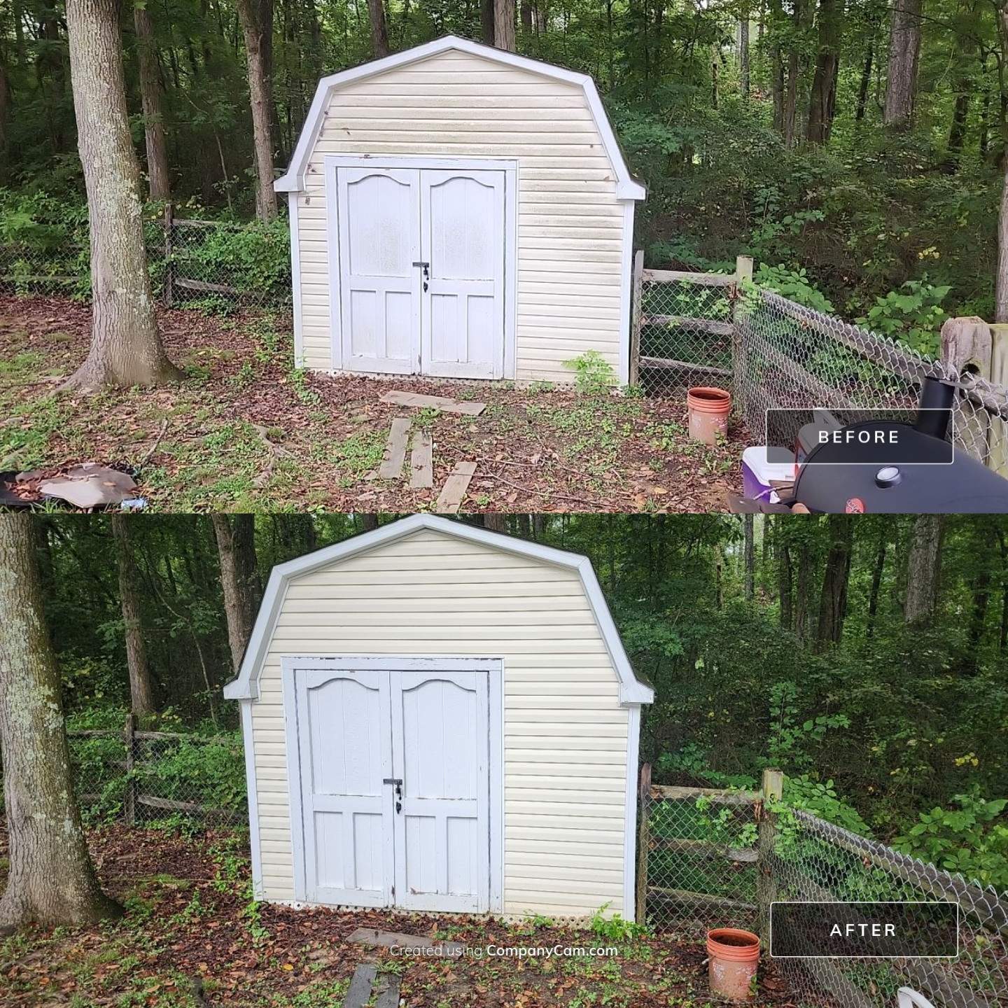 House Wash using cleaner by Power Wash Masters LLC
