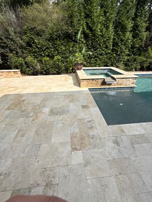Pool Deck using Concrete Sealant