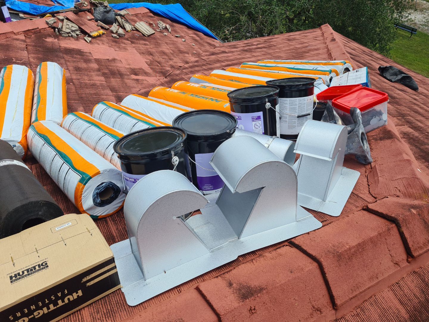 Residential Roofing Installation using Eagle Roofing Tile by BLUES BROTHERS ROOFING