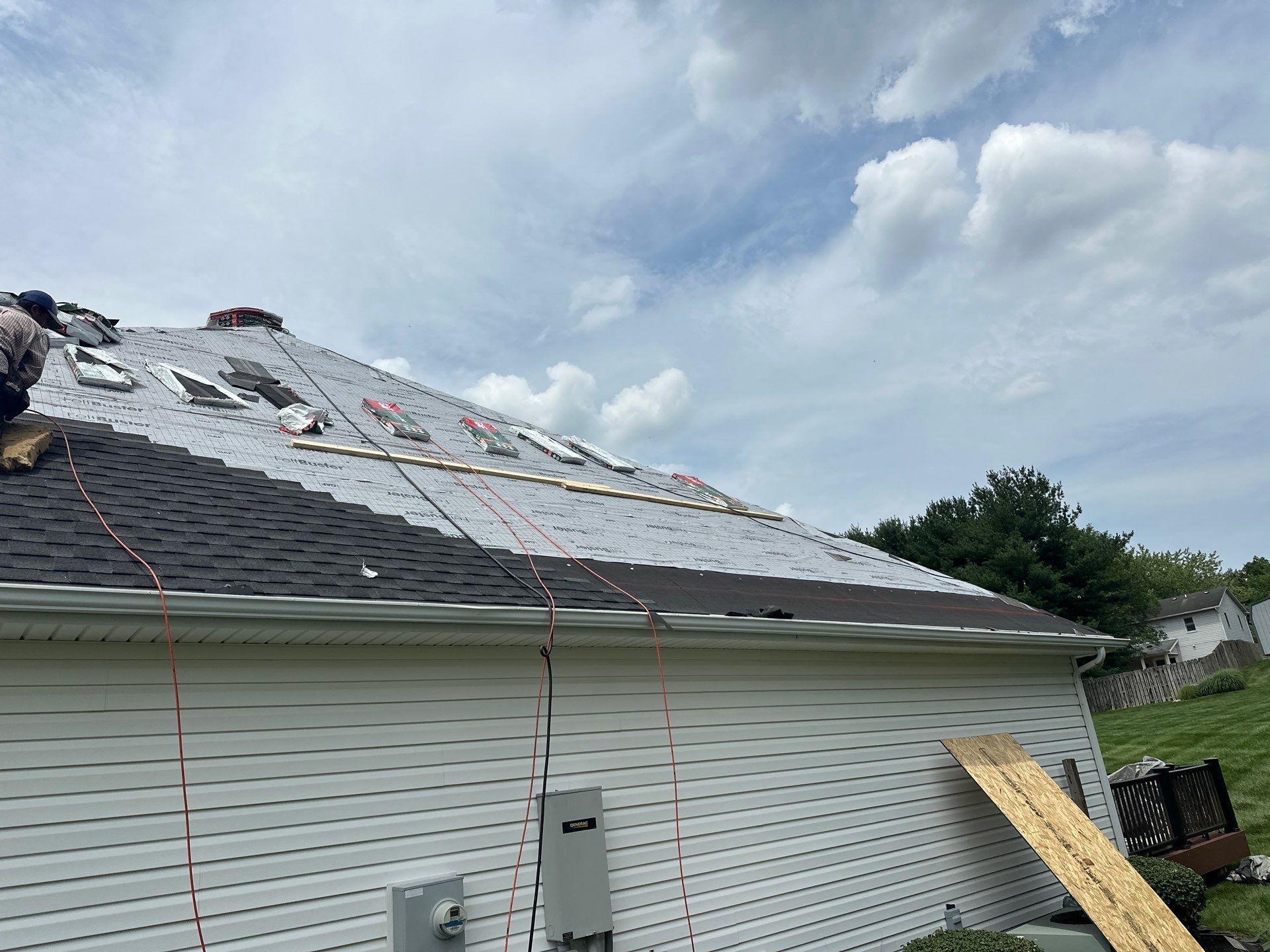 Residential Roofing Installation using Timberline UHDZ Shingles - Charcoal by RoofX 