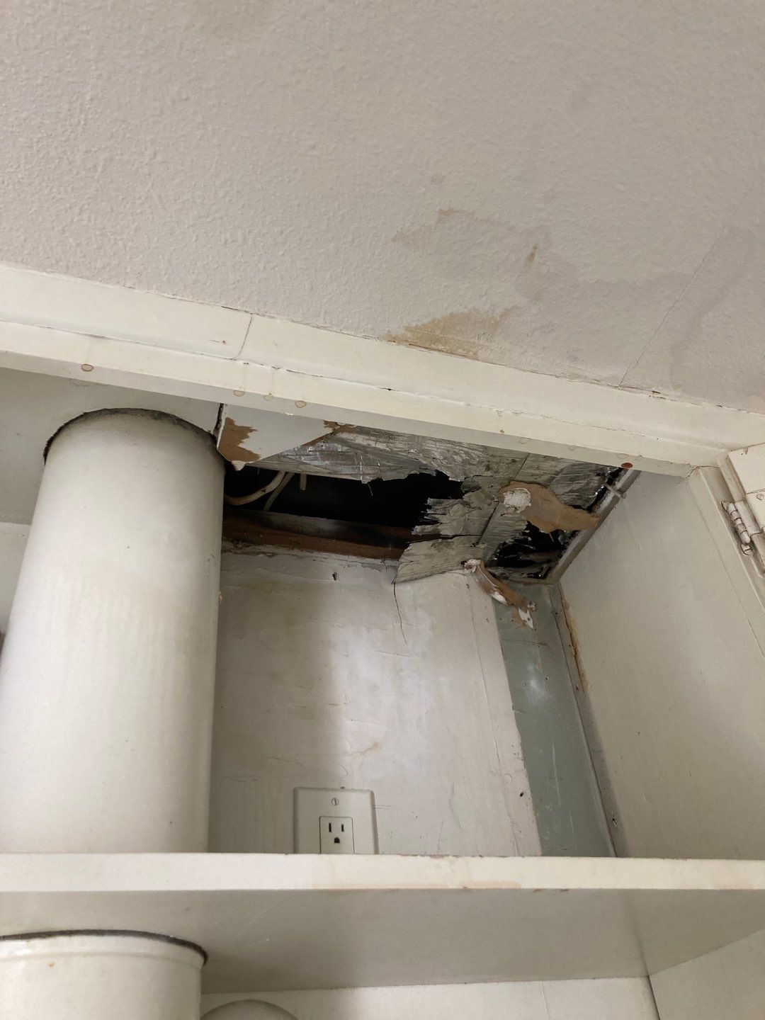 Large Ceiling Drywall Repair by Bayfront Home Repair