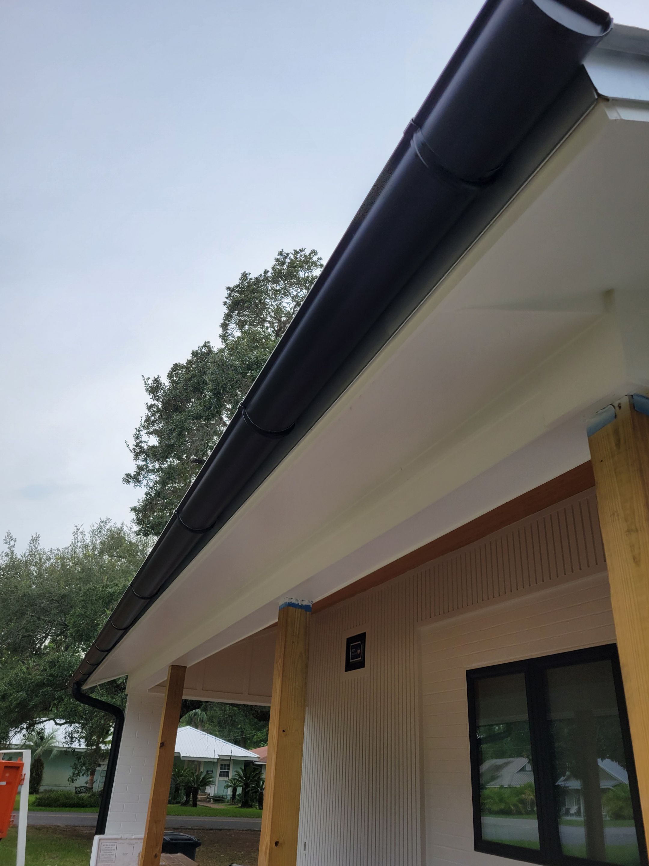 Durable 6-Inch Half-Round Gutters Installed by Gutter Professor by Gutter Professors