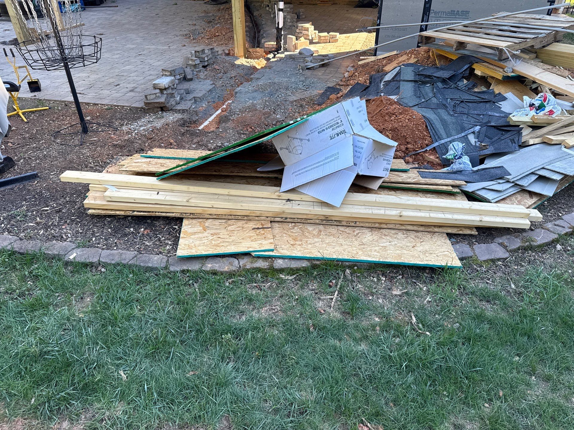 Project in Waxhaw by Badger Hauling