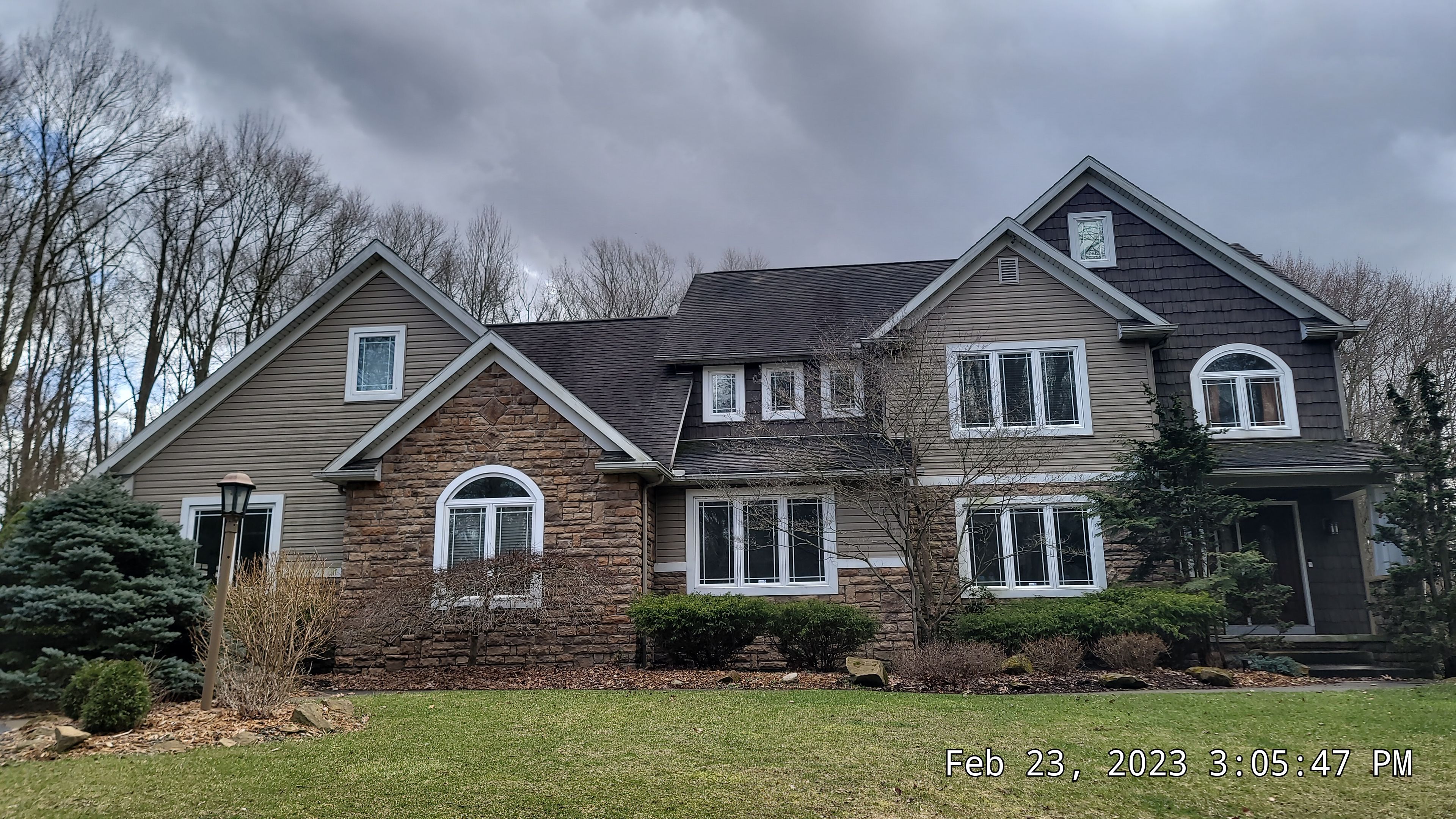 Atlas Pinnacle, Color, Coastal Granite, Drip Edge, Color, Black by Eagle Eye Roofing
