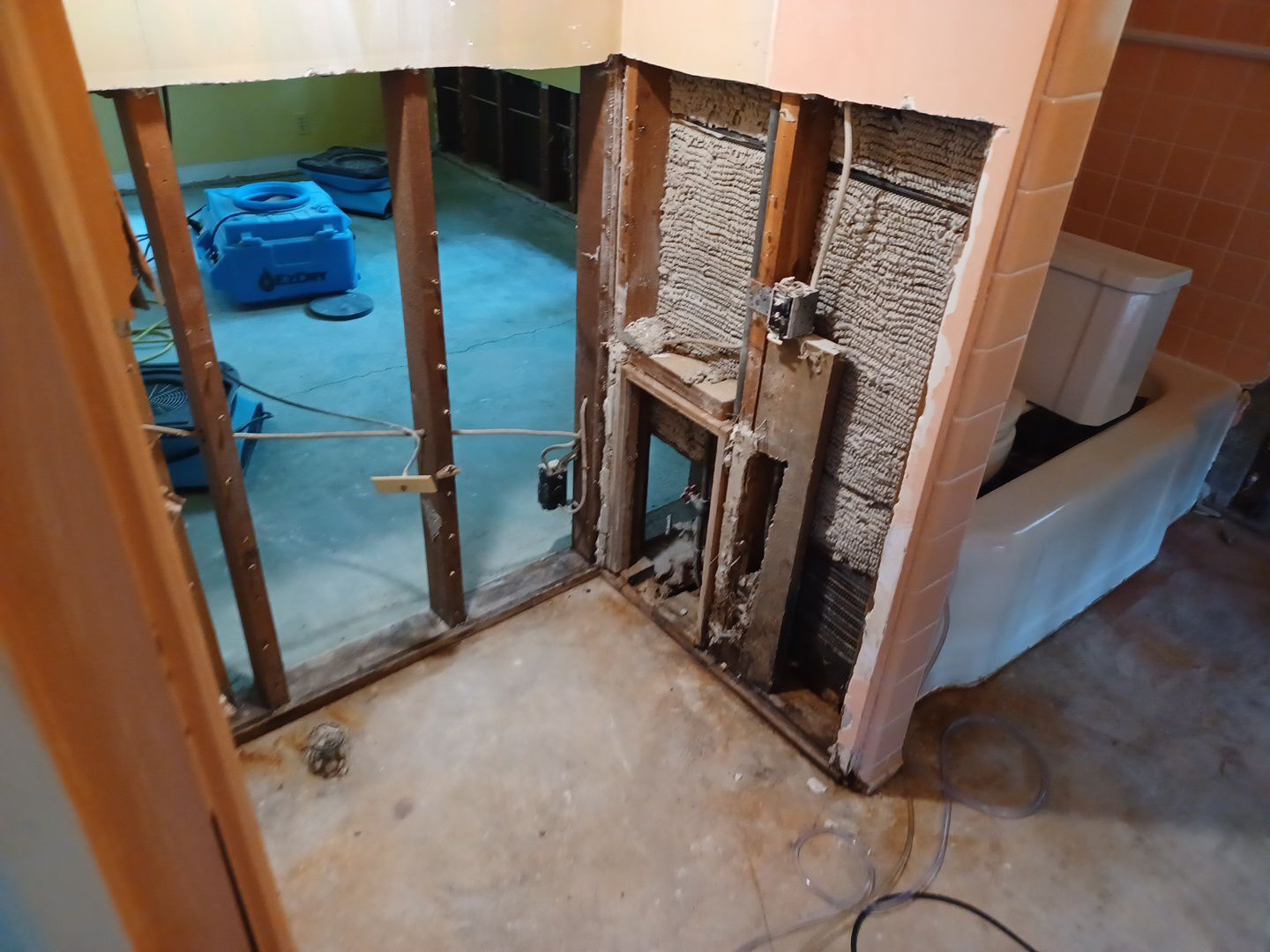 Project in West Bloomfield Township by EzDry Water Mitigation & Property Restoration