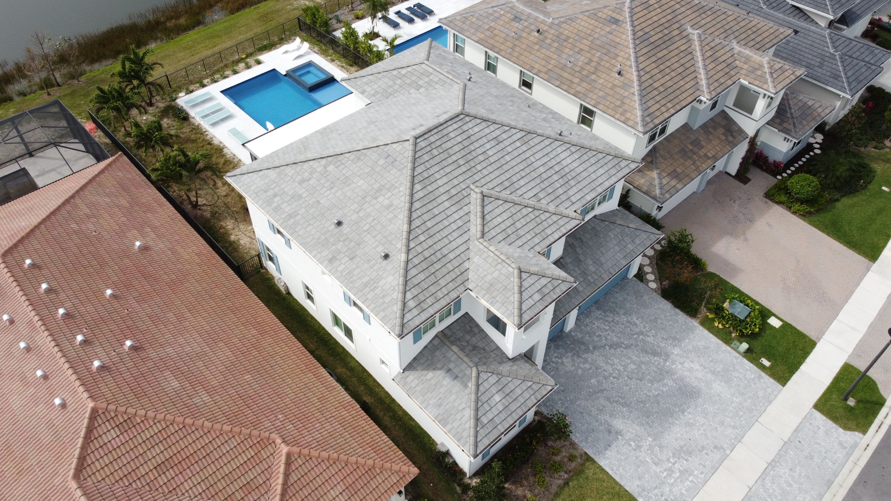 Residential Roofing Installation using Eagle Roofing Tile by BLUES BROTHERS ROOFING