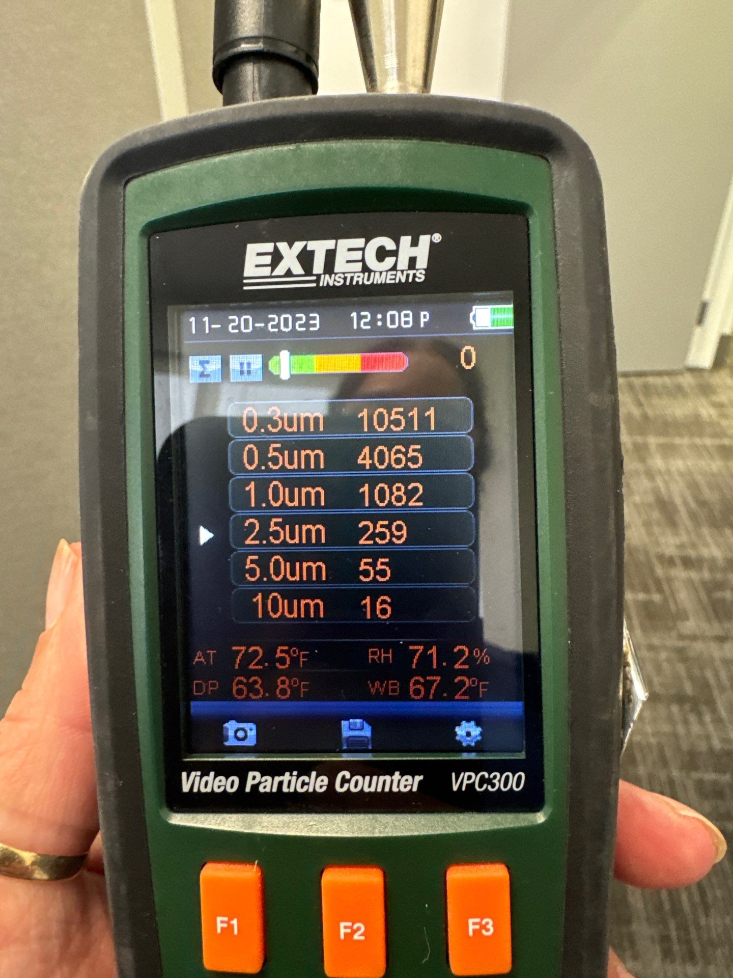Commerical Air Quality Testing using IR Camera, Moisture Meter, Air Cassette samples and Tape lifts by Building performance Solutions LLC