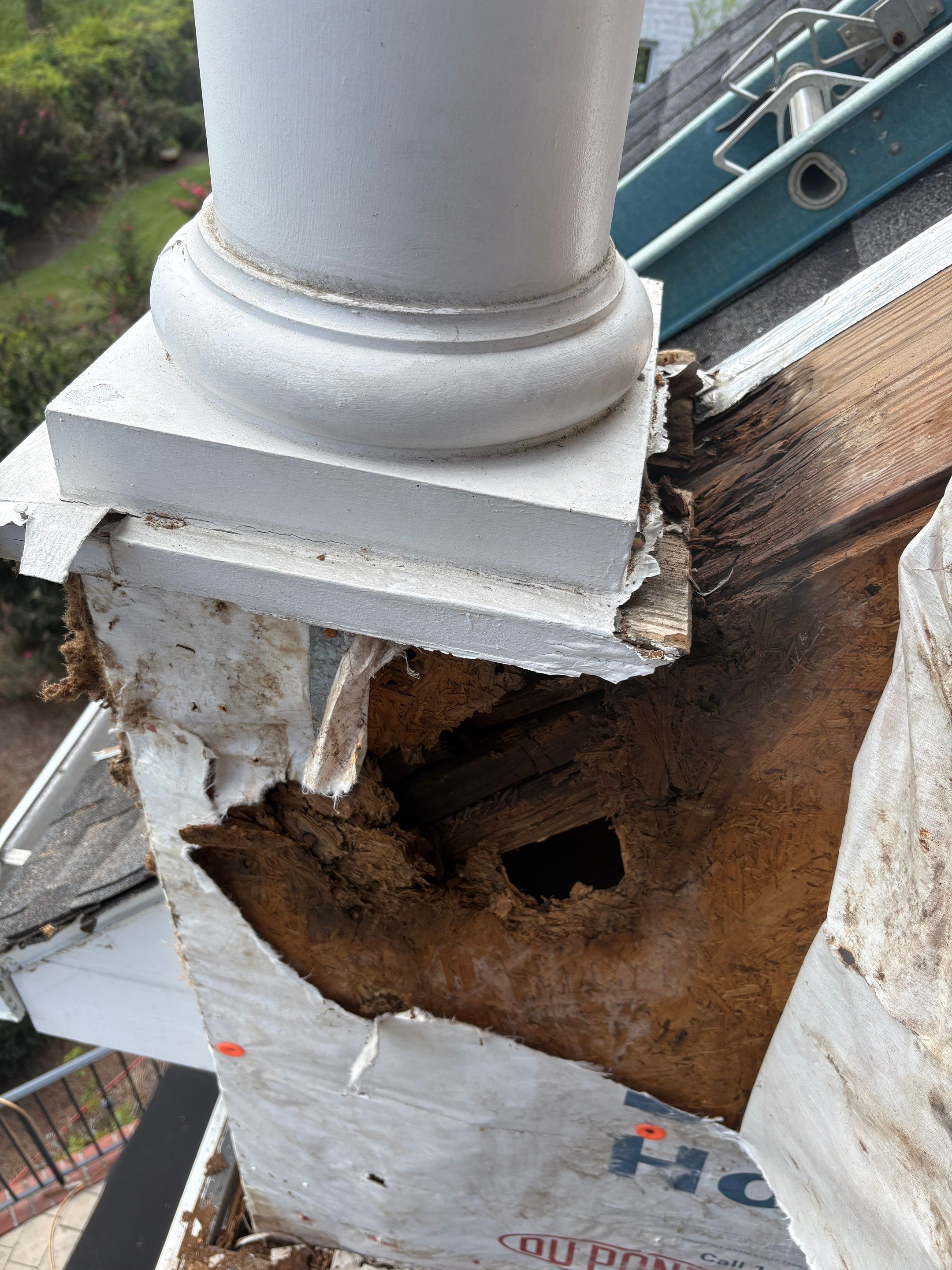 Southport Dormer Siding Replacement and Architectural Trim Restoration by Ideal Siding Wilmington, NC