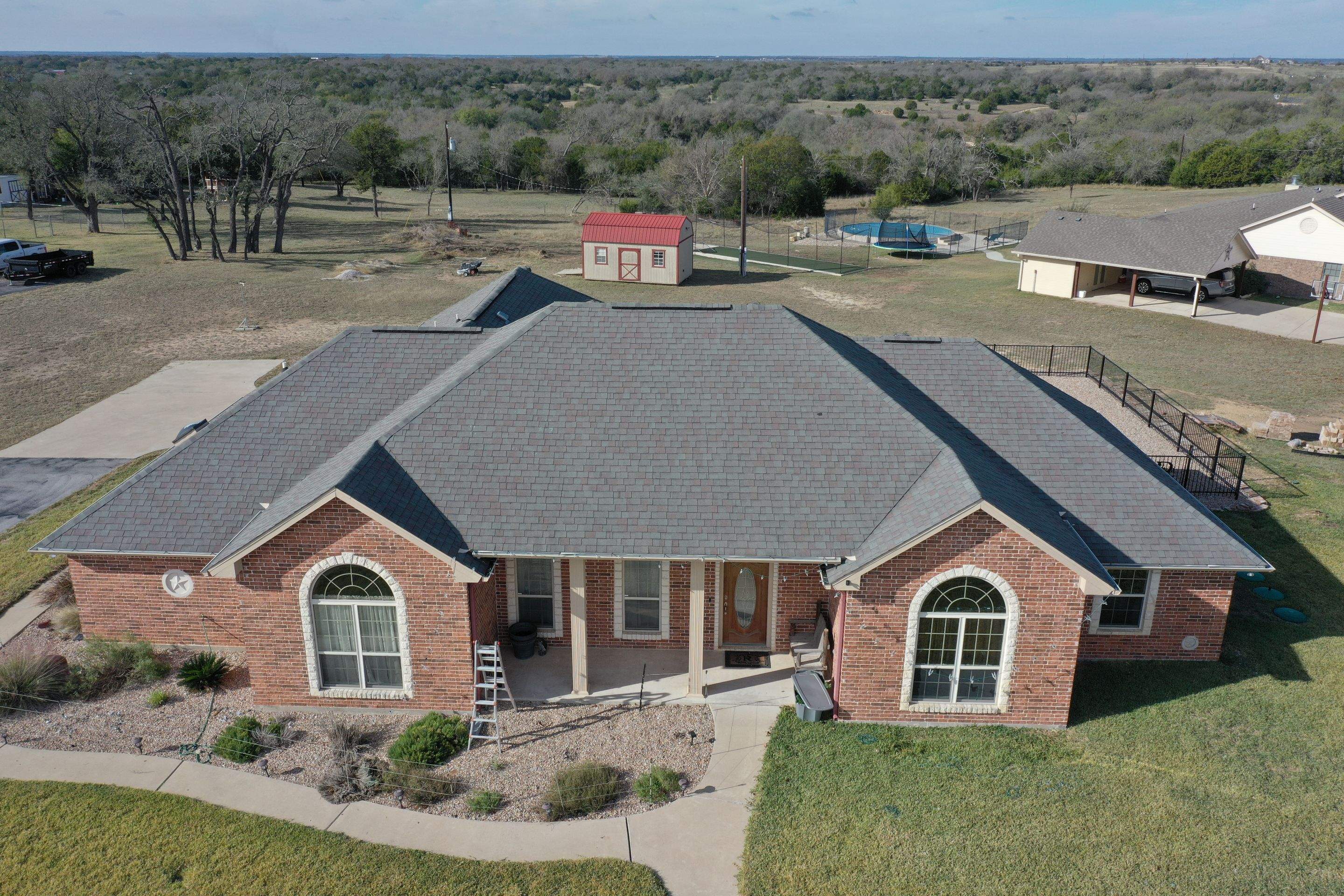 Residential Roof Replacement using Owens Corning - Duration - Colonial Slate by Action Exteriors Austin