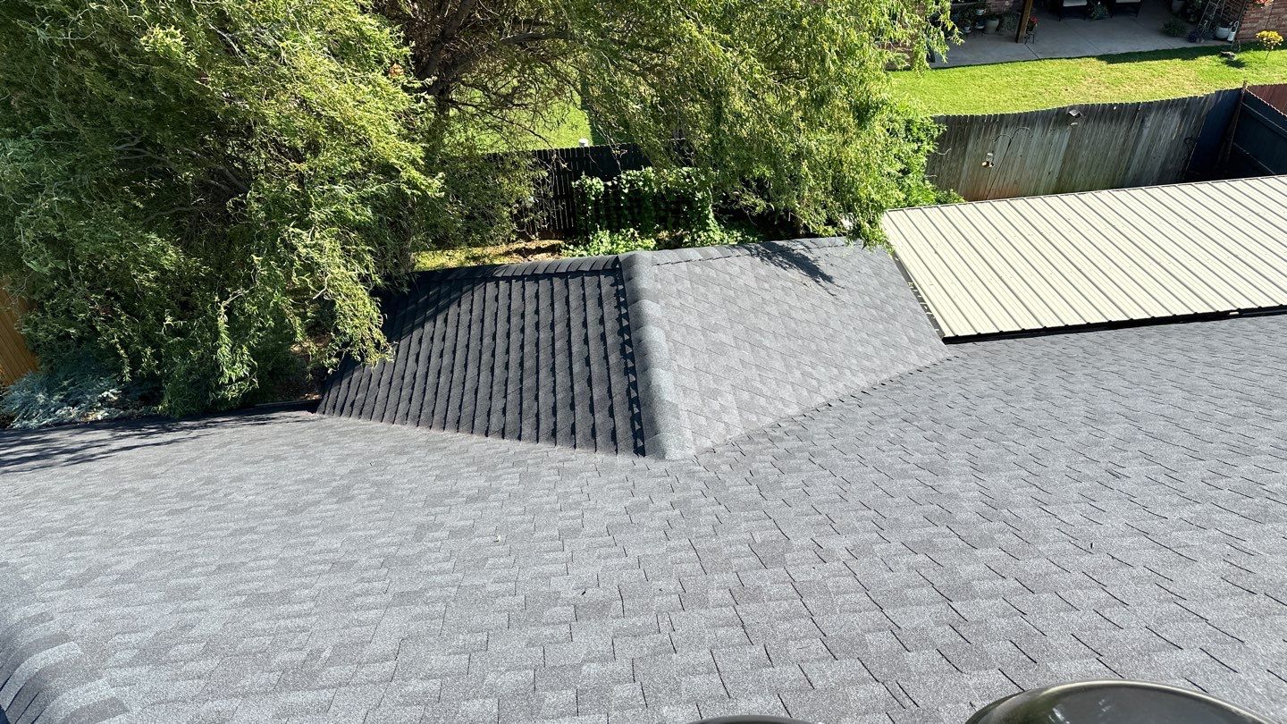 roof & vent replacement in Mustang by McCann's Roofing and Construction