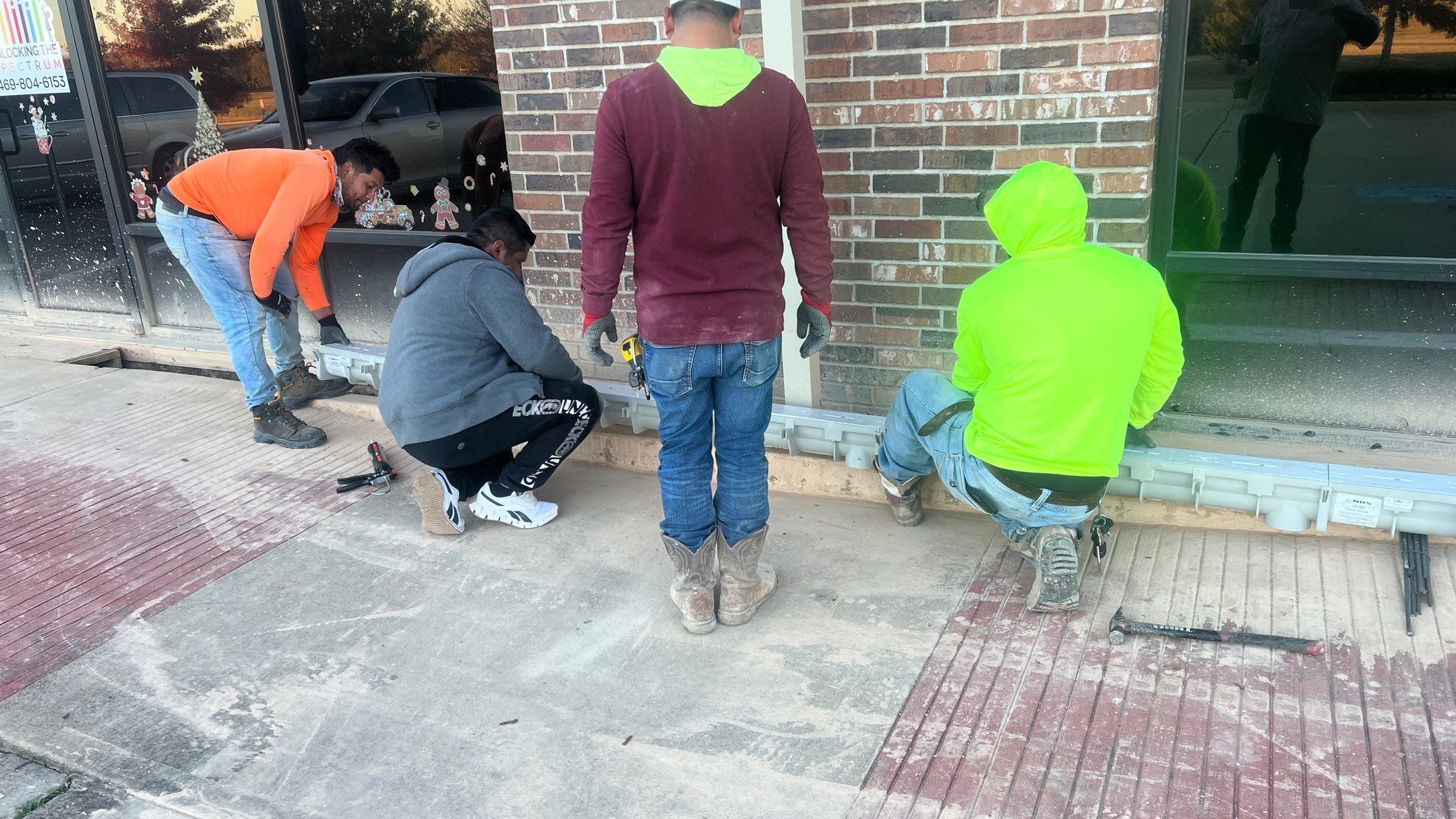Drainage System Installation and Metal Roof Repairs by Harvey Roofing & Construction