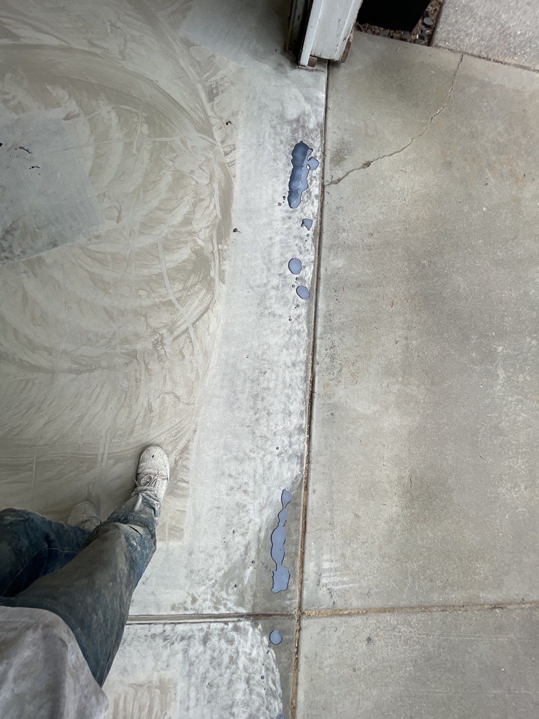 Garage Transformation using Slate Stone by Croc Coatings, LLC