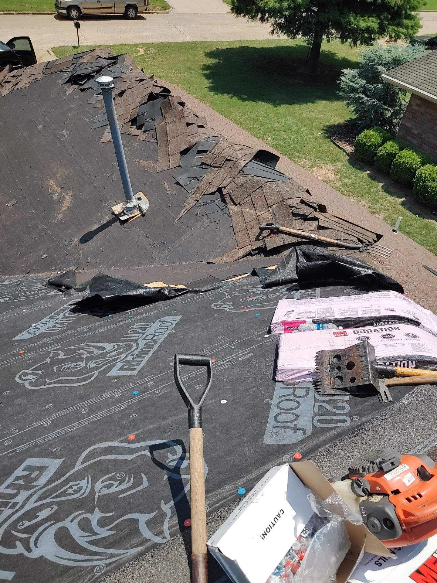 Residential Roofing Installation using Owens Corning Duration by In & Out Construction & Remodeling, LLC