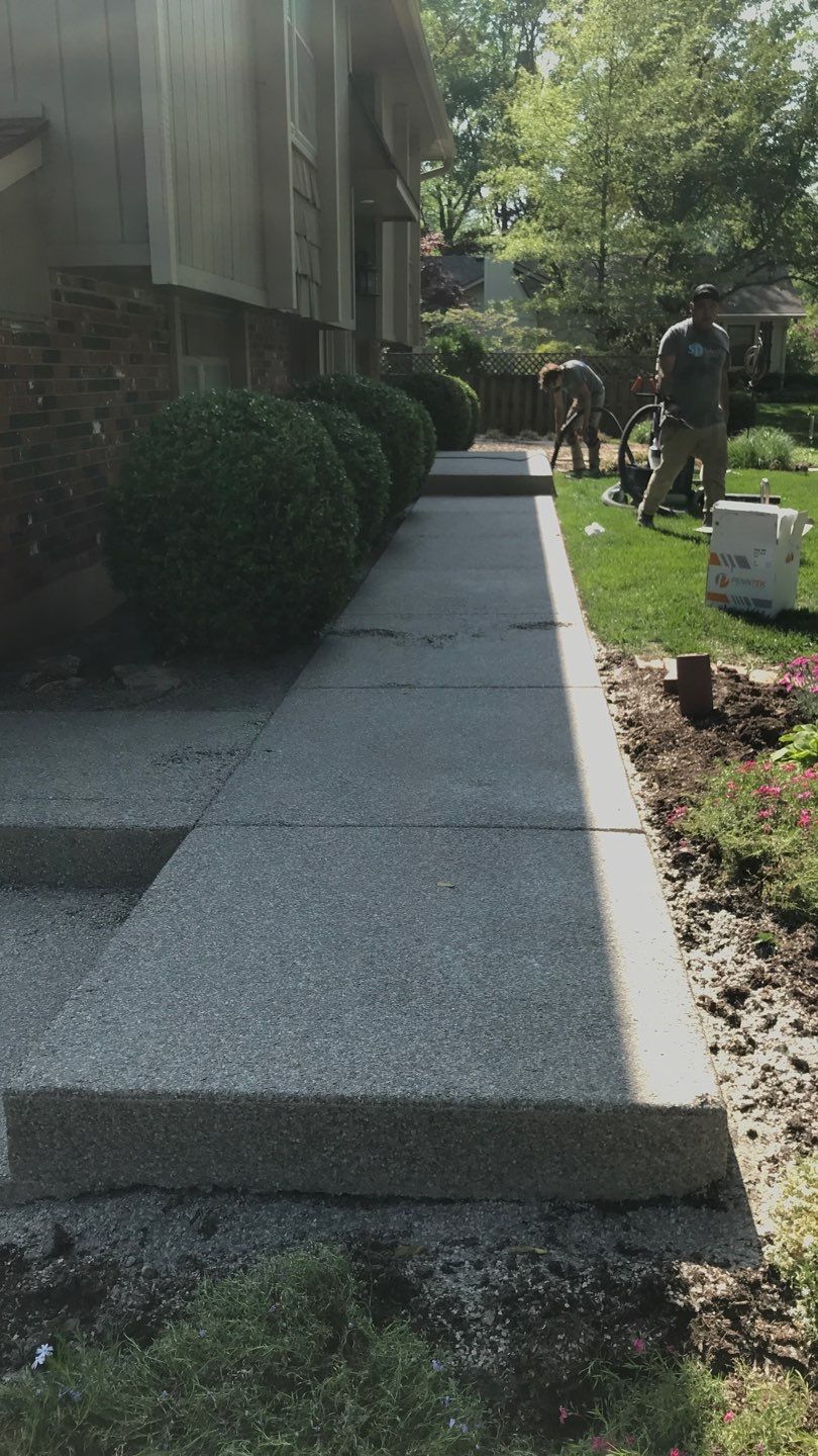 Walkway using Domino  by Select Painting, Coatings & Garage Cabinets