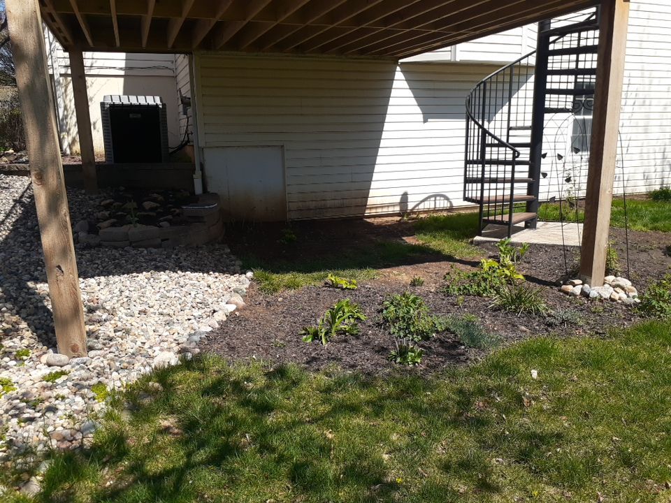 Back Yard Paver Patio by LAND ESCAPES LLC