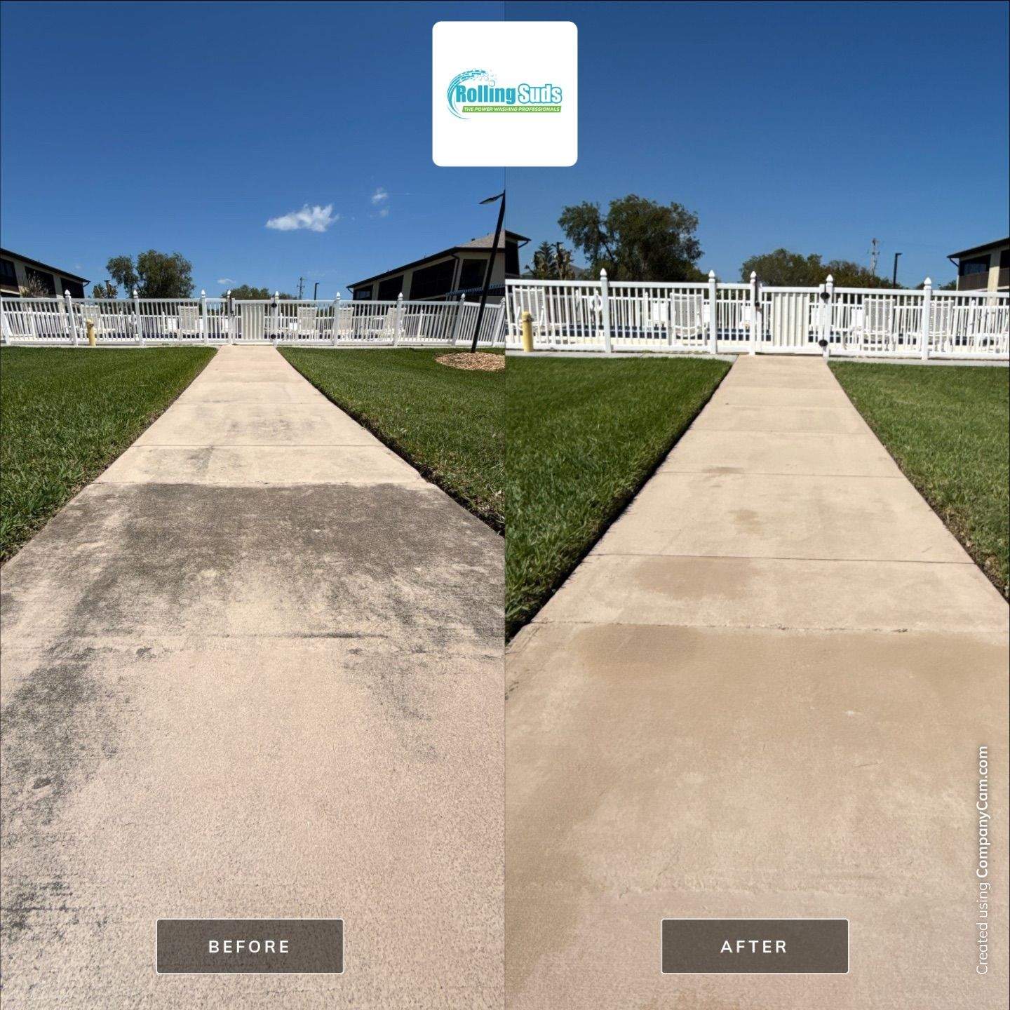 Beachside Condominium Flatwork Cleaning - Cocoa Beach, FL by Rolling Suds of Melbourne - Palm Bay