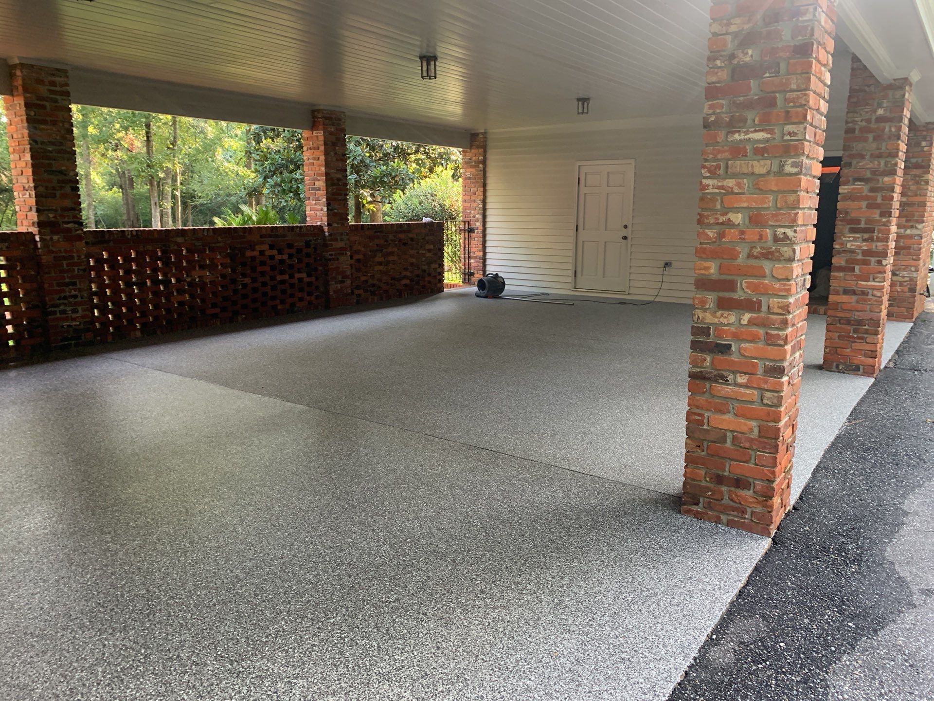 Silver Creek Carport by Deese Elite Concrete Coatings