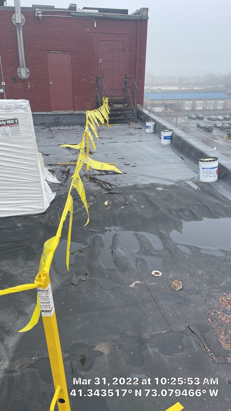 Commercial Roofing Installation using EPDM  by A Plus Exterior