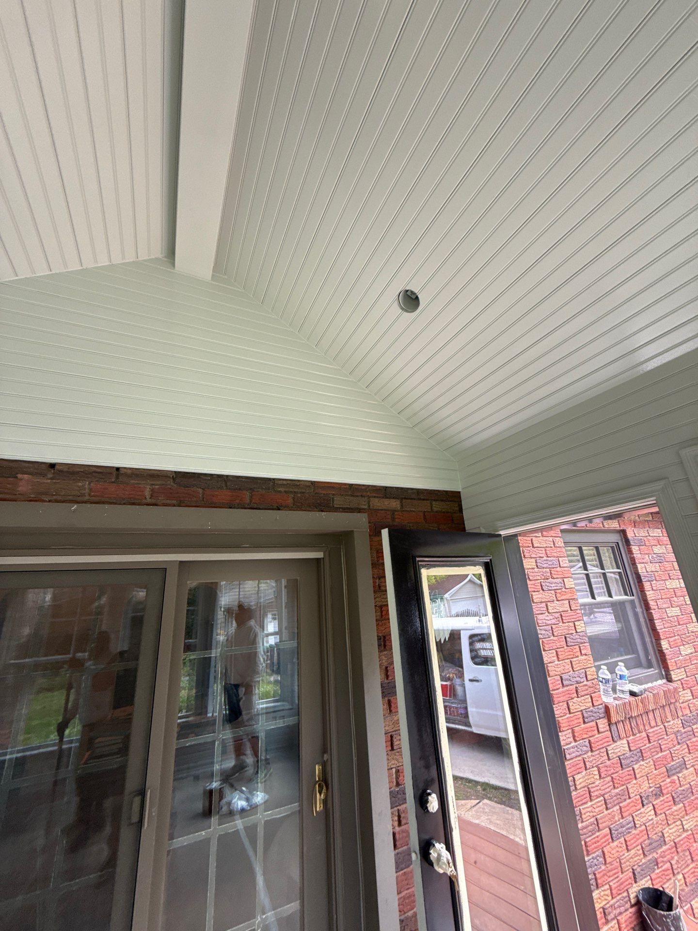 New 4 season room interior & exterior painting by Midwest Paint LLC