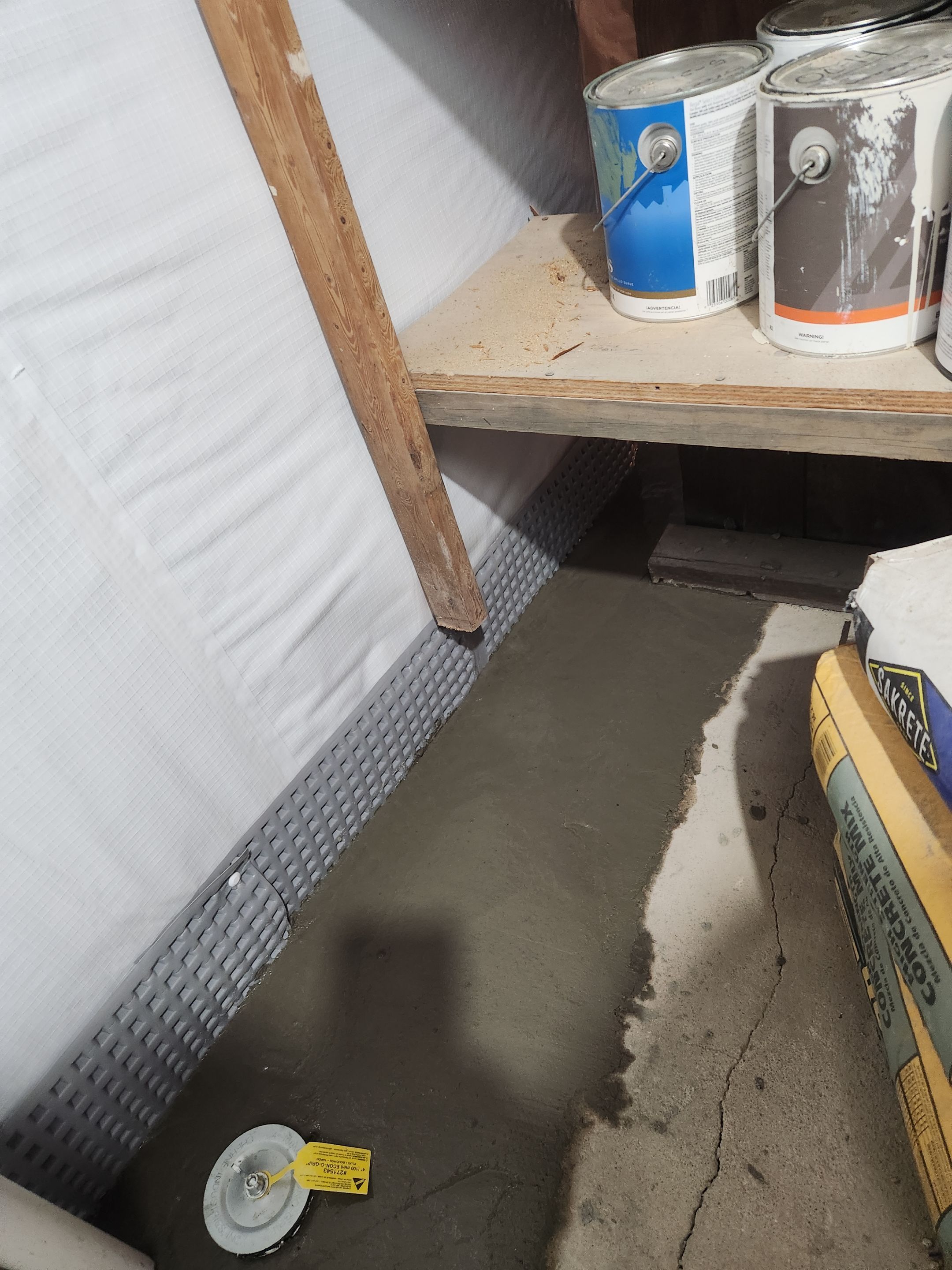 Interior French Drain Mt Tabor, NJ by Pure Service Pro, LLC 
