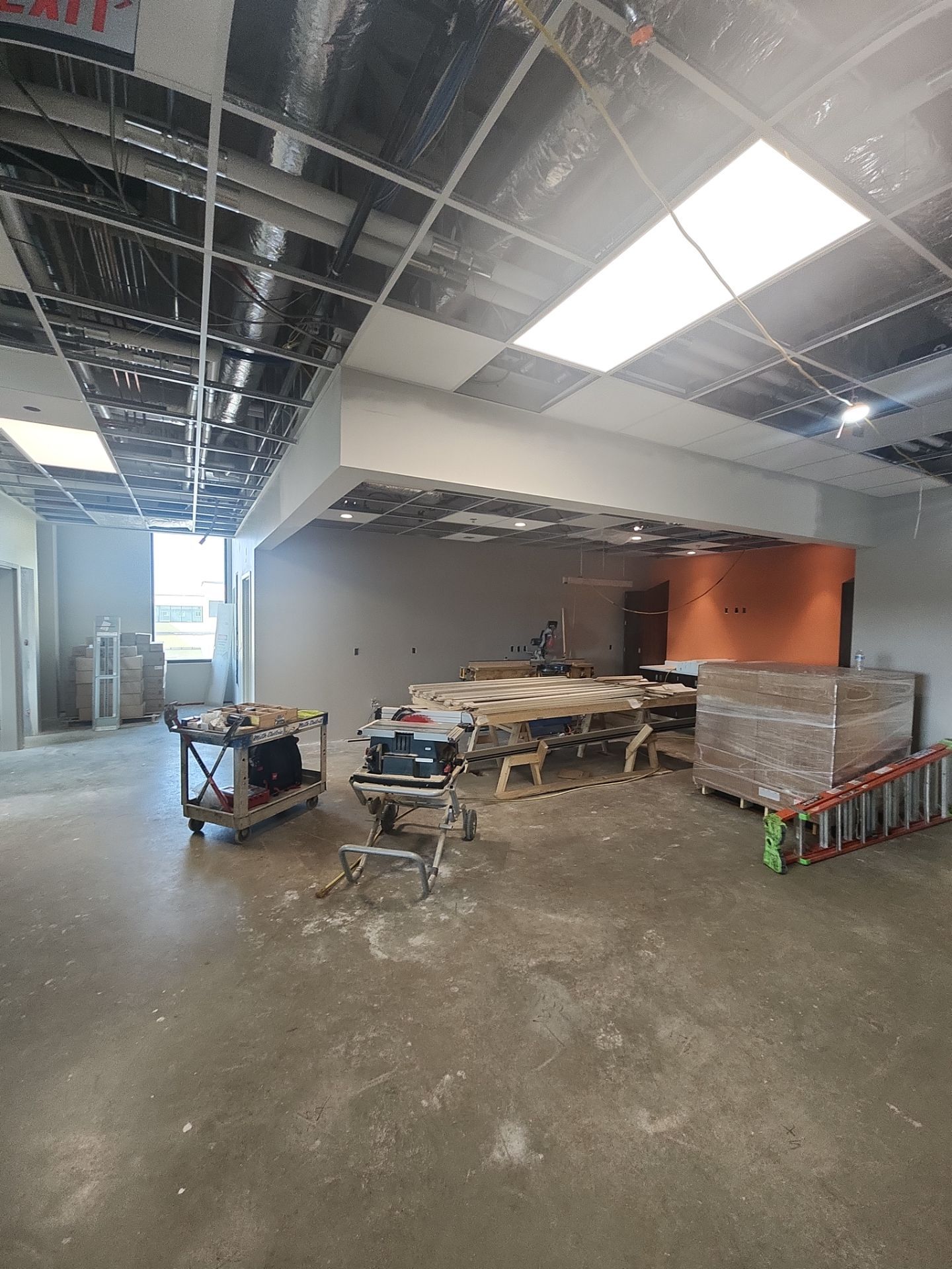 New Commercial Build Painting by Select Painting, Coatings & Garage Cabinets