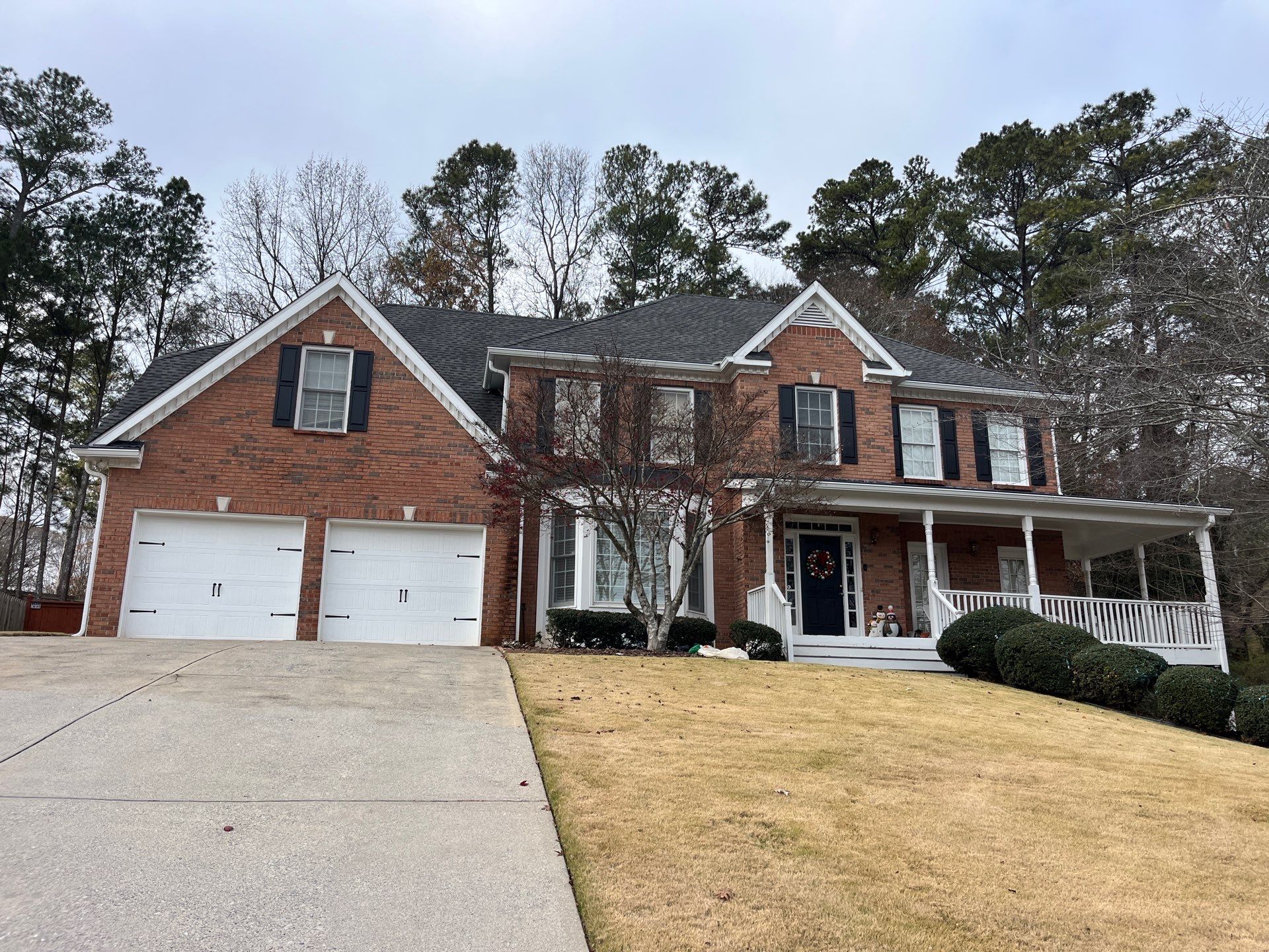 Gutter Replacement with  6" Aluminum Gutters in Marietta, GA by Nelson Exteriors 