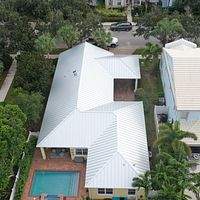 24ga 1.5" Mechanical Seam Mill Finish  by Total Roofing System The Metal Roof Experts