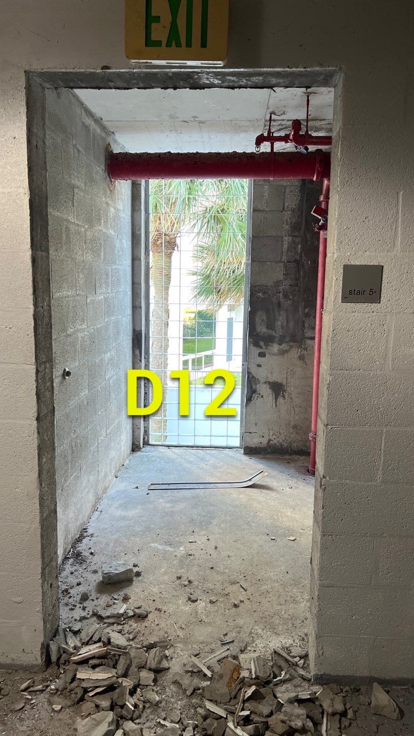Commercial Stairwell Door Replacement & Hollow Metal Door Retrofit – Pompano Beach High-Rise by The Door Doctor of South Florida, Inc.